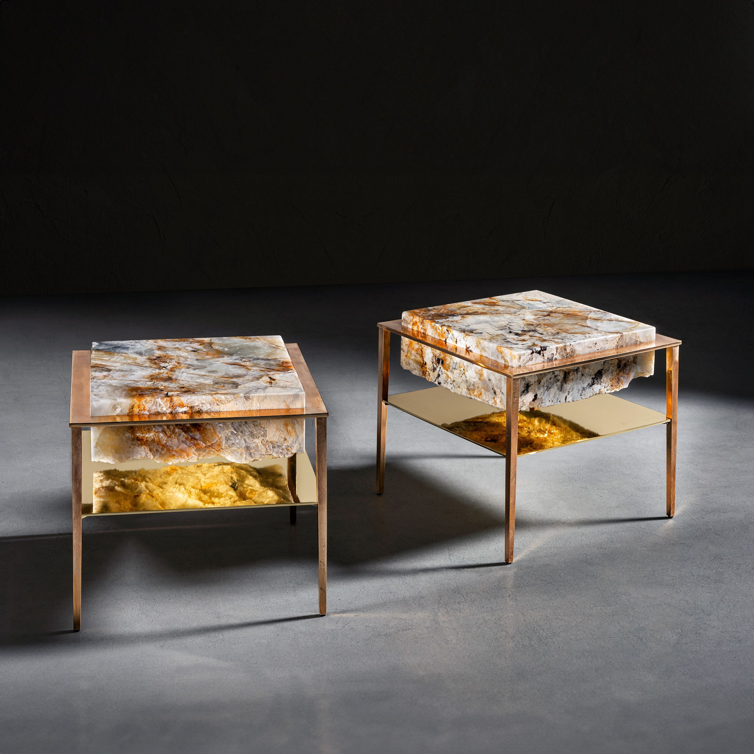 Gianluca Pacchioni Ateliers Courbet Cremino Patagonia Furniture Accent Tables Side Table