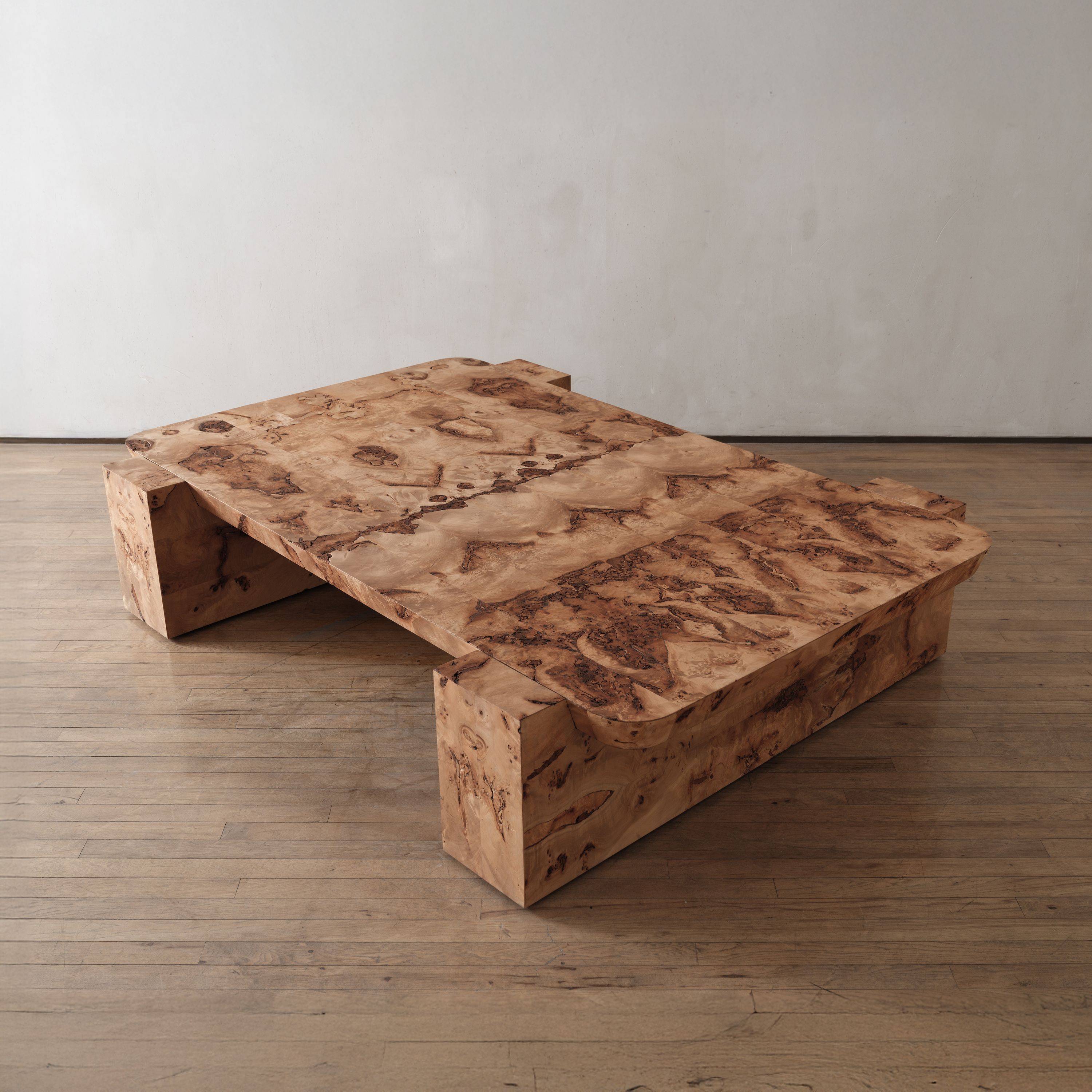 Hamza Kadiri Ateliers Courbet Poplar Burl Coffee Table
