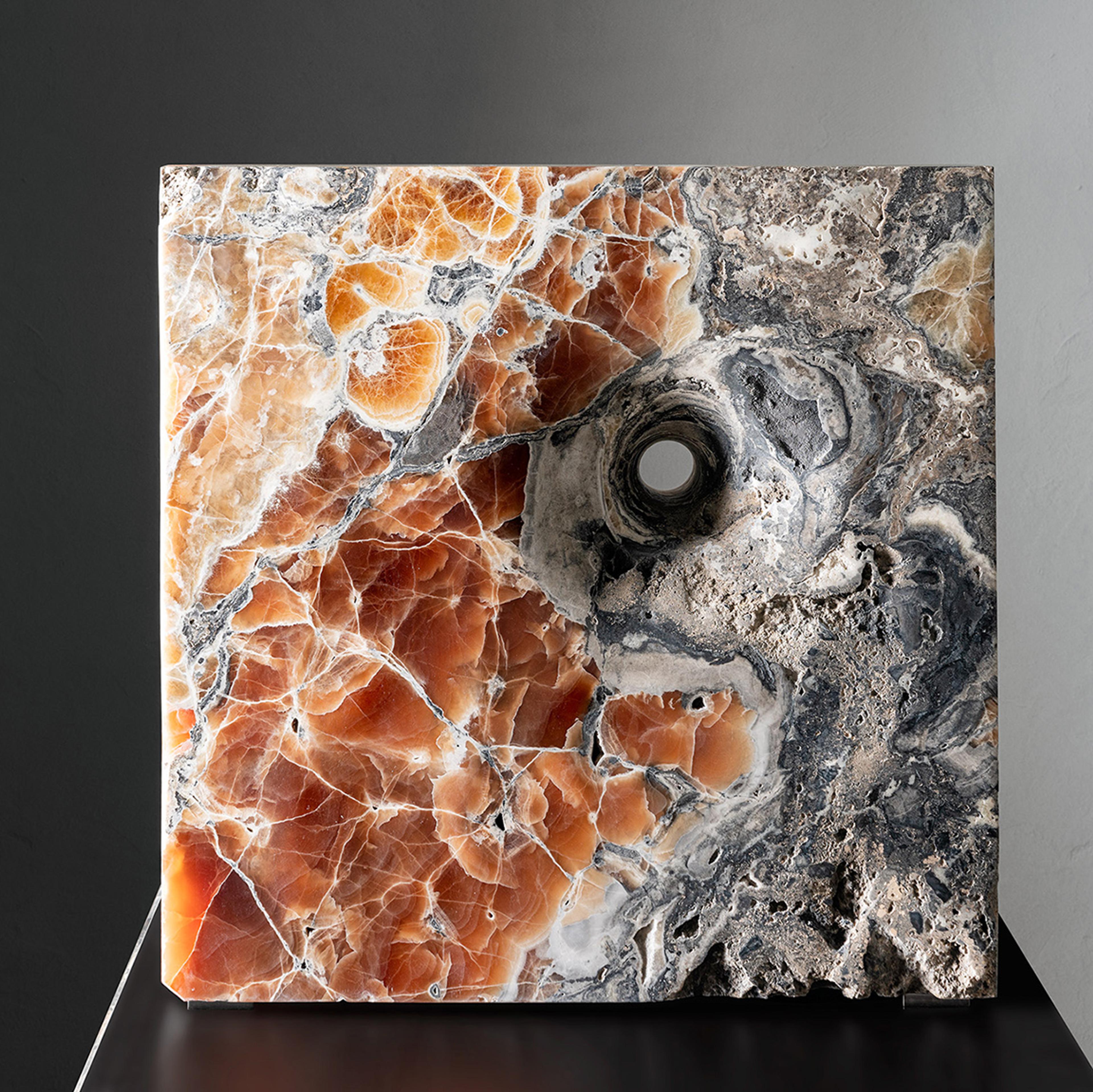 Gianluca Pacchioni Ateliers Courbet Time Hole I The Ateliers Collection Stone Objet D'art