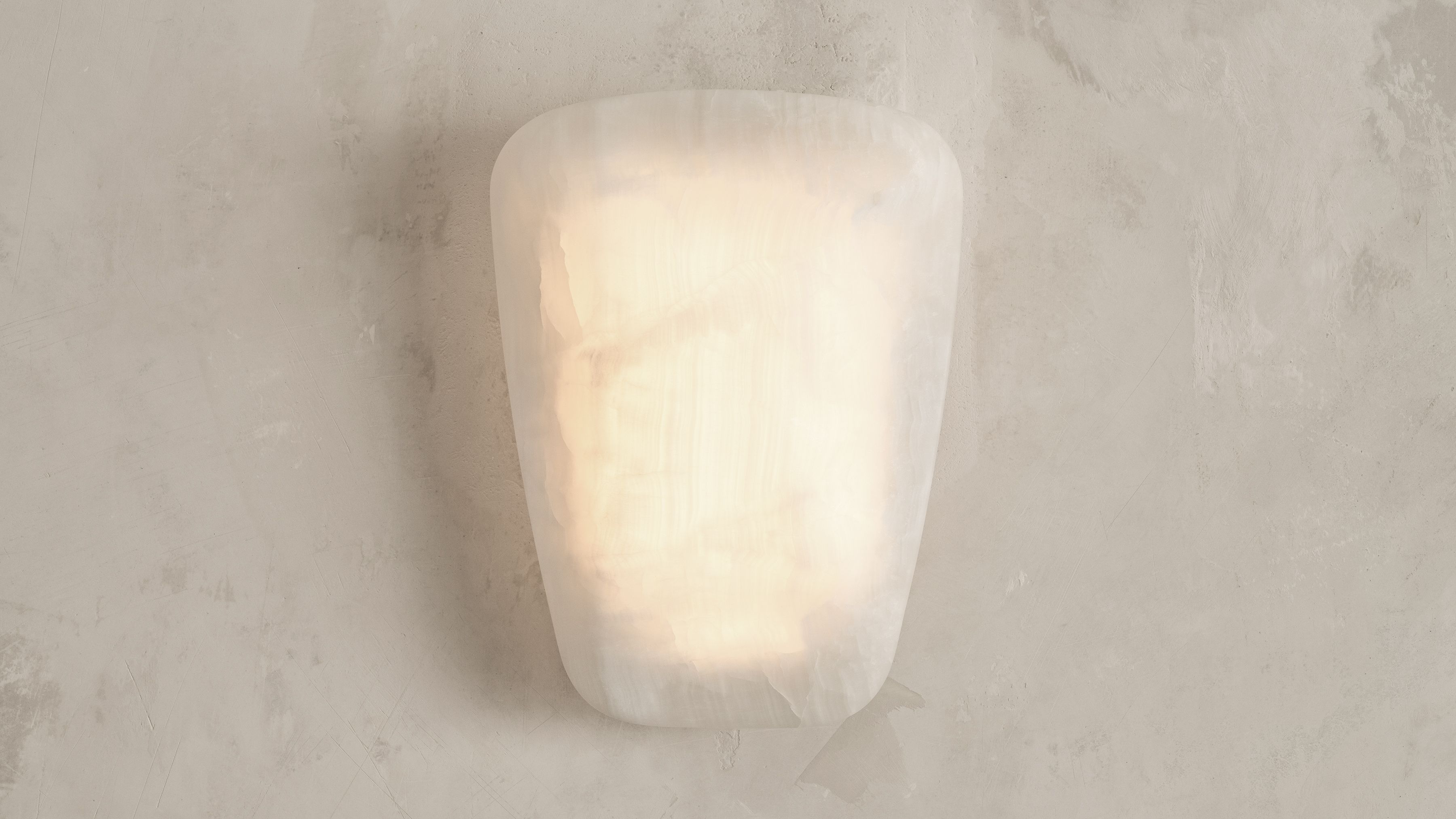 Pierre Yves Guenec Ateliers Courbet Svalinn Sconce in Onyx