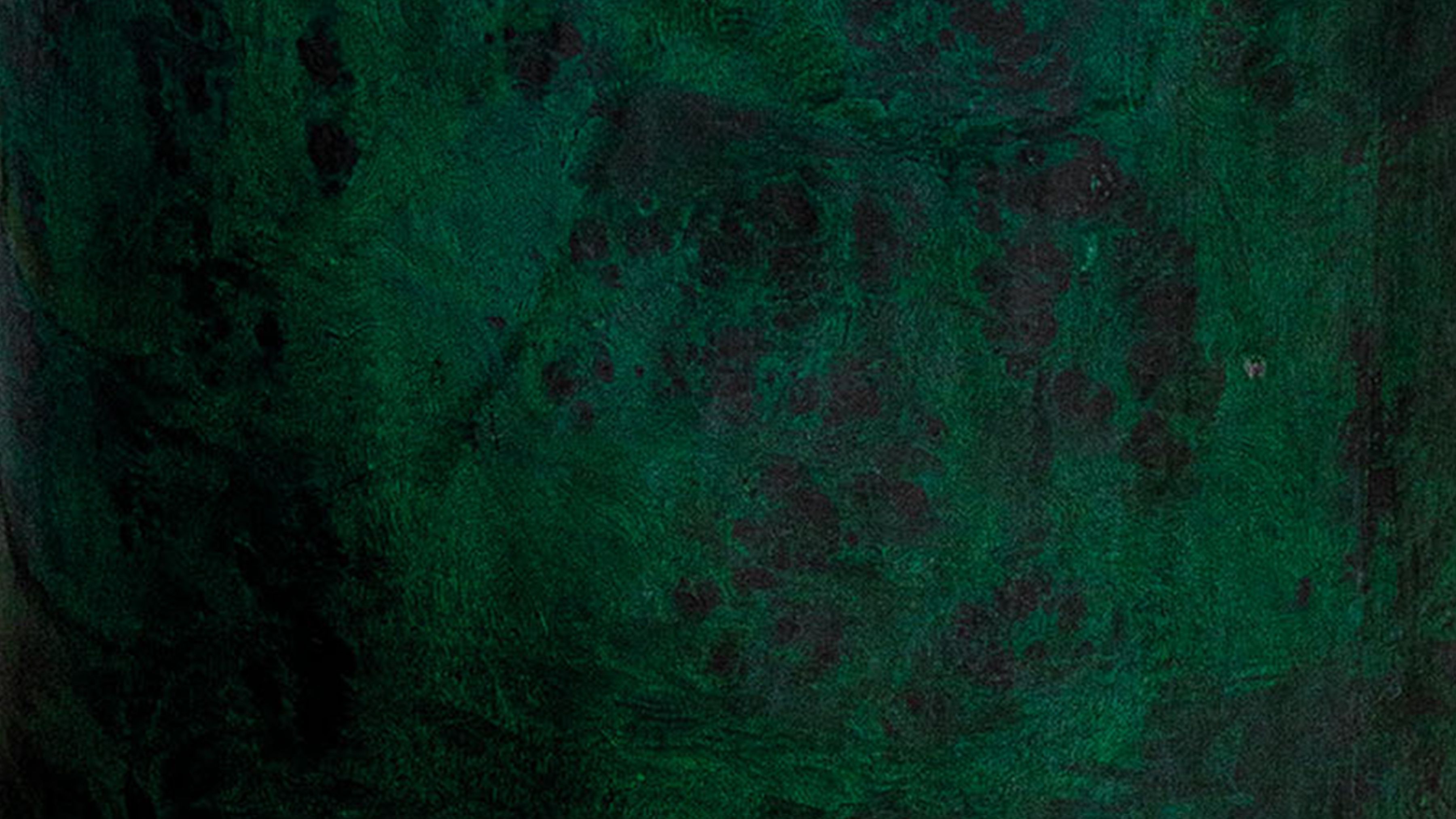 Ateliers Courbet presents the La Goûte Side Table Lacquer in Green by Hamza Kadiri
