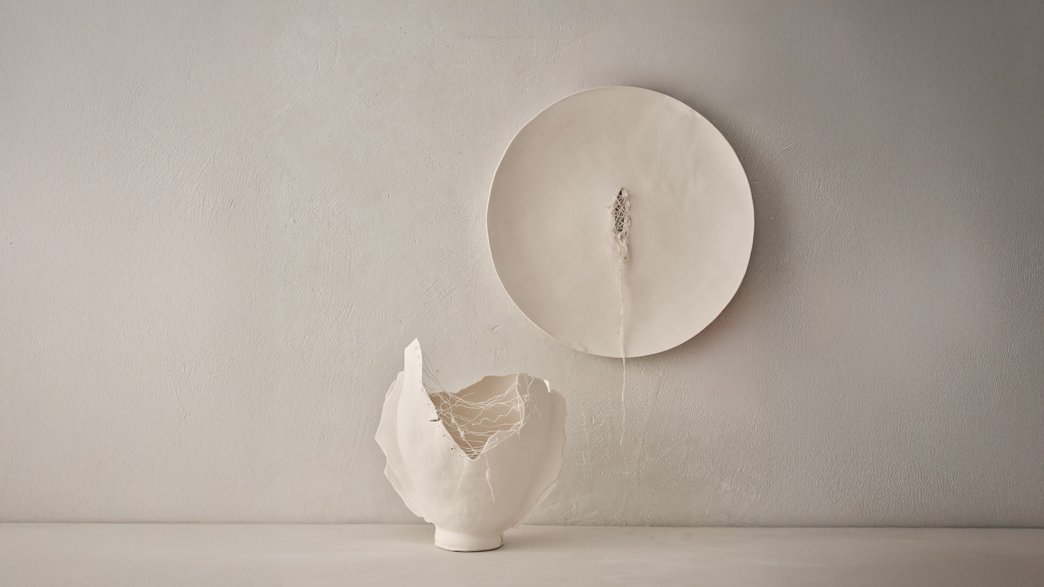 Iris Nesher Ateliers Courbet Porcelain Ceramic Wall Plate