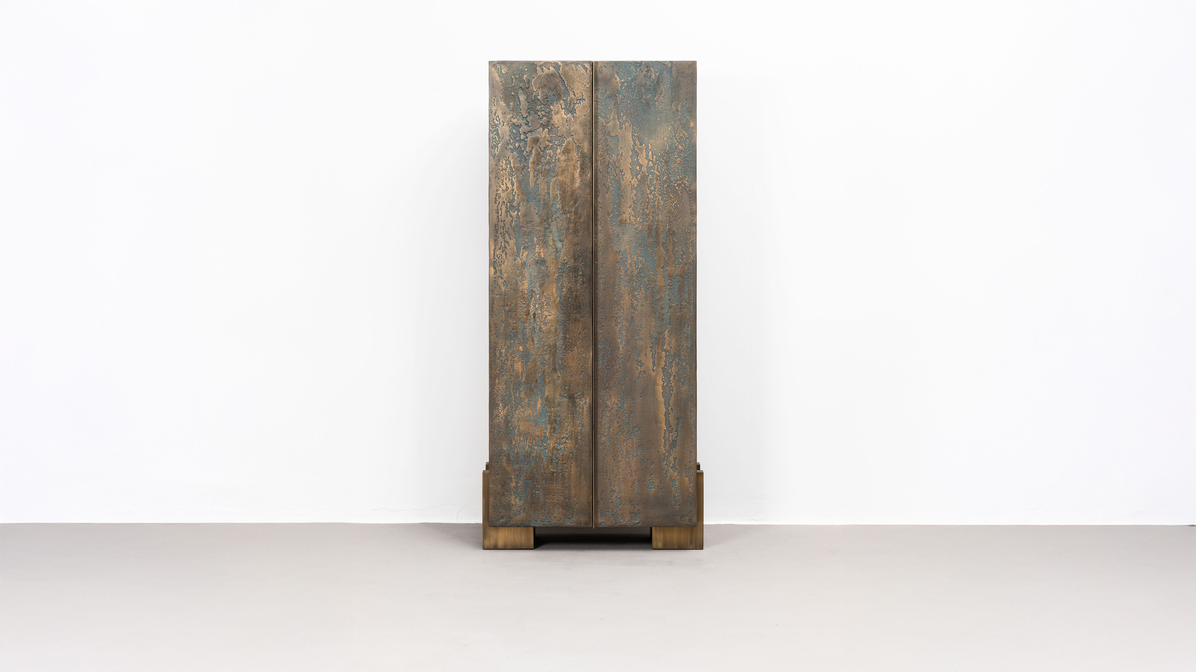 Pierre Bonnefille Ateliers Courbet Armoire Bloc Vert de Gris