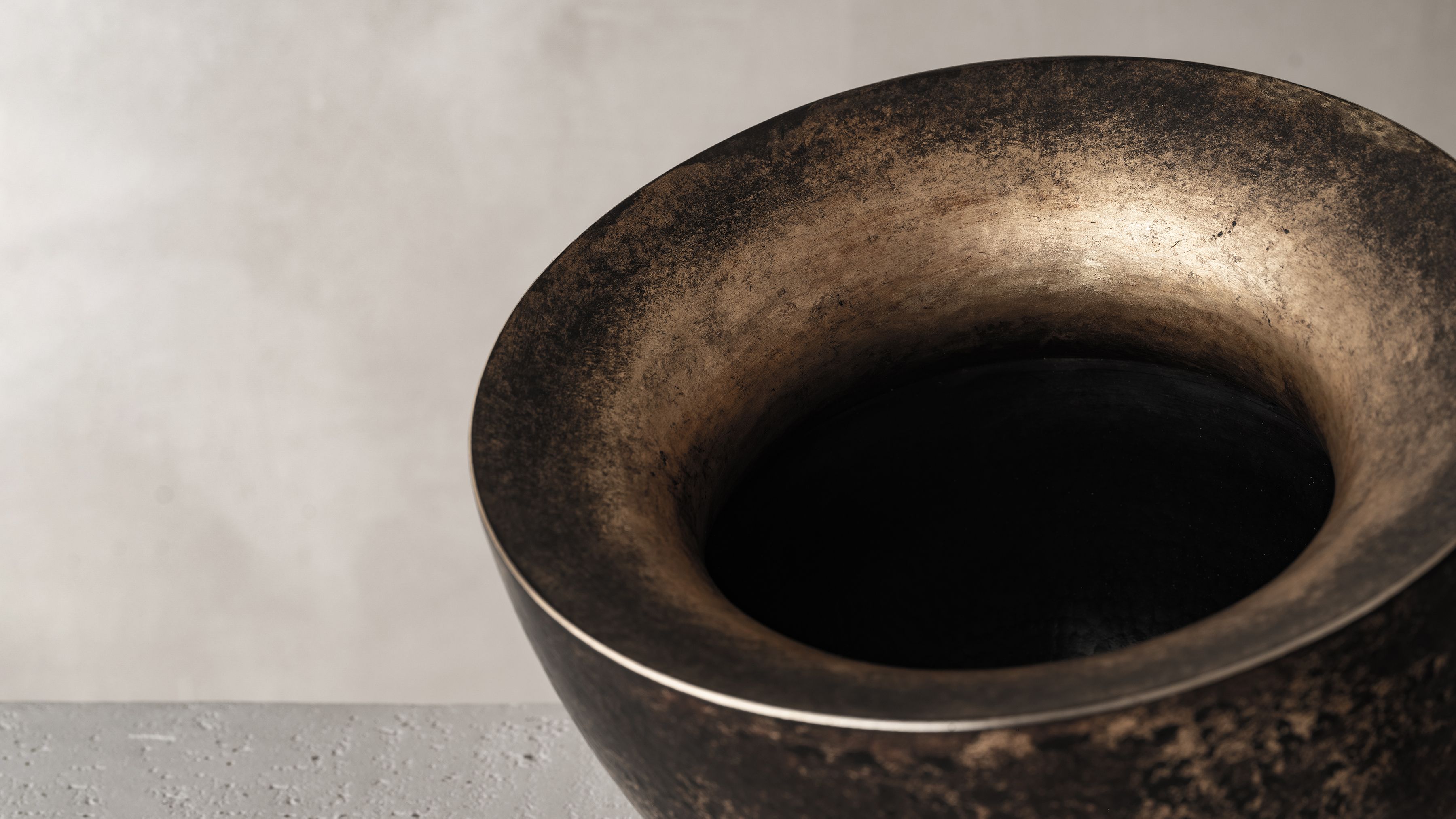 Herve Wahlen Ateliers Courbet Metal Sculptures/Vessels