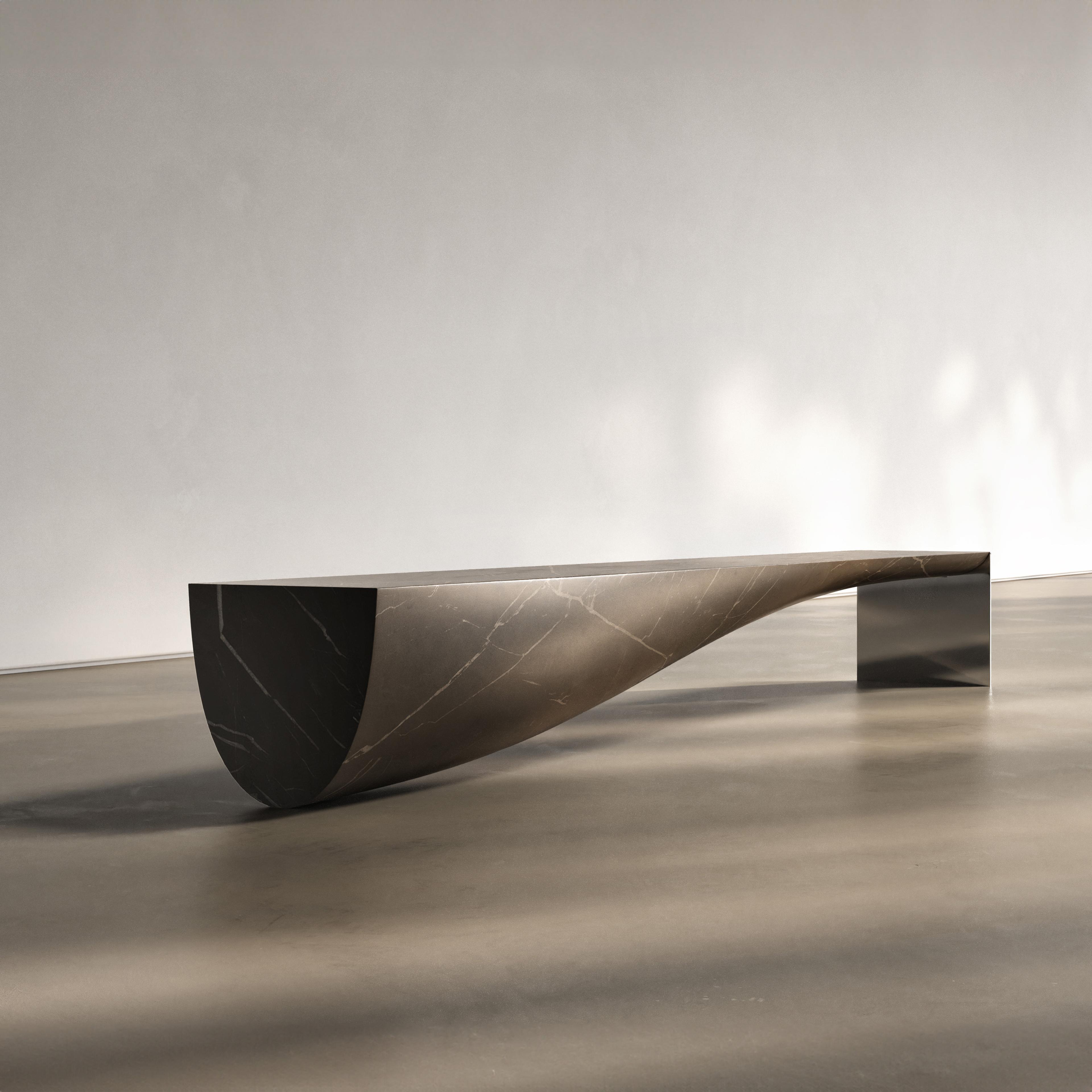 Ula Sculpture Bench by Veronica Mar