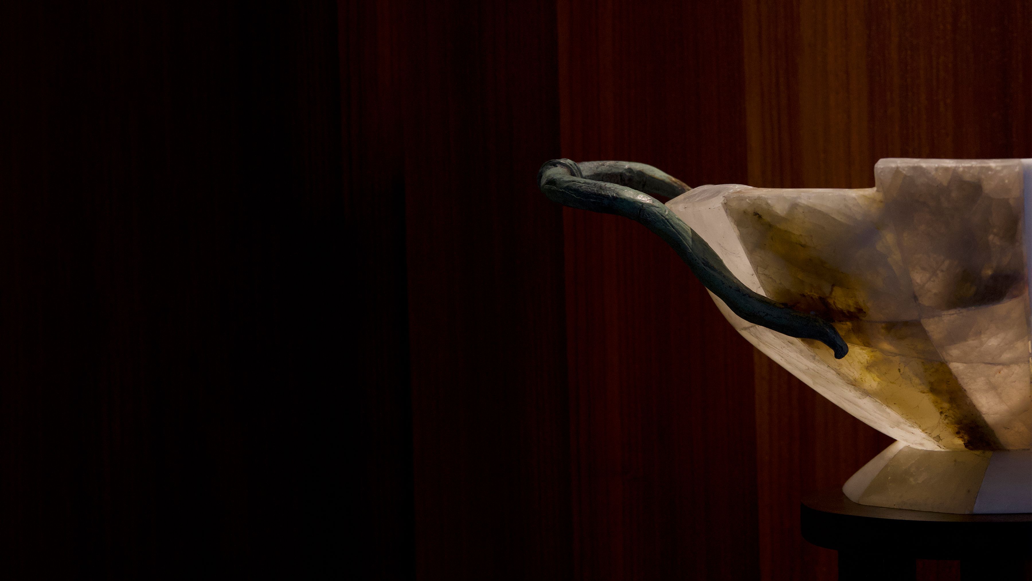 Daniel Koloziejcszak Ateliers Courbet Marble and Stone Tesserae Vessel