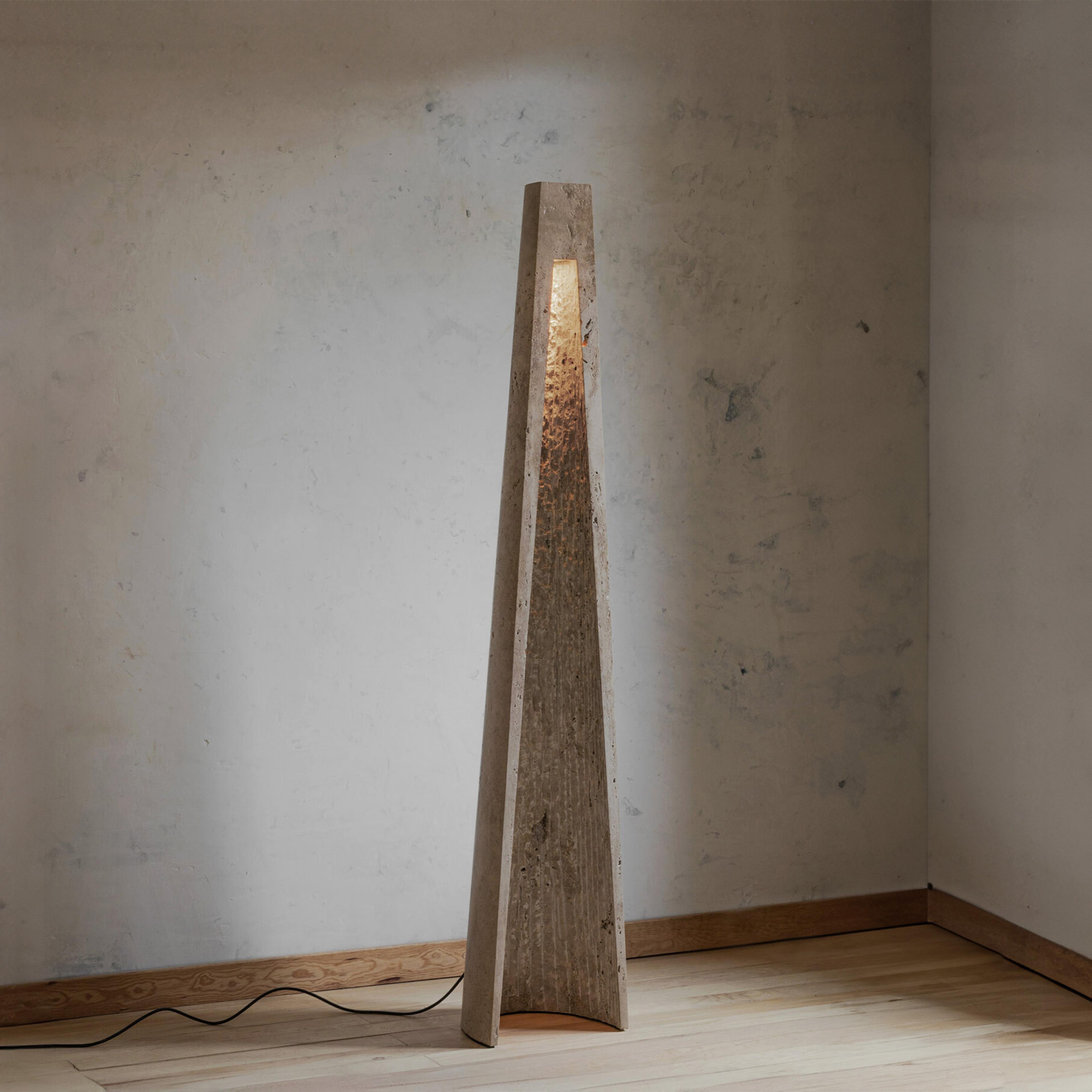 EWE Studio Ateliers Courbet Estela Travertine Marble Light