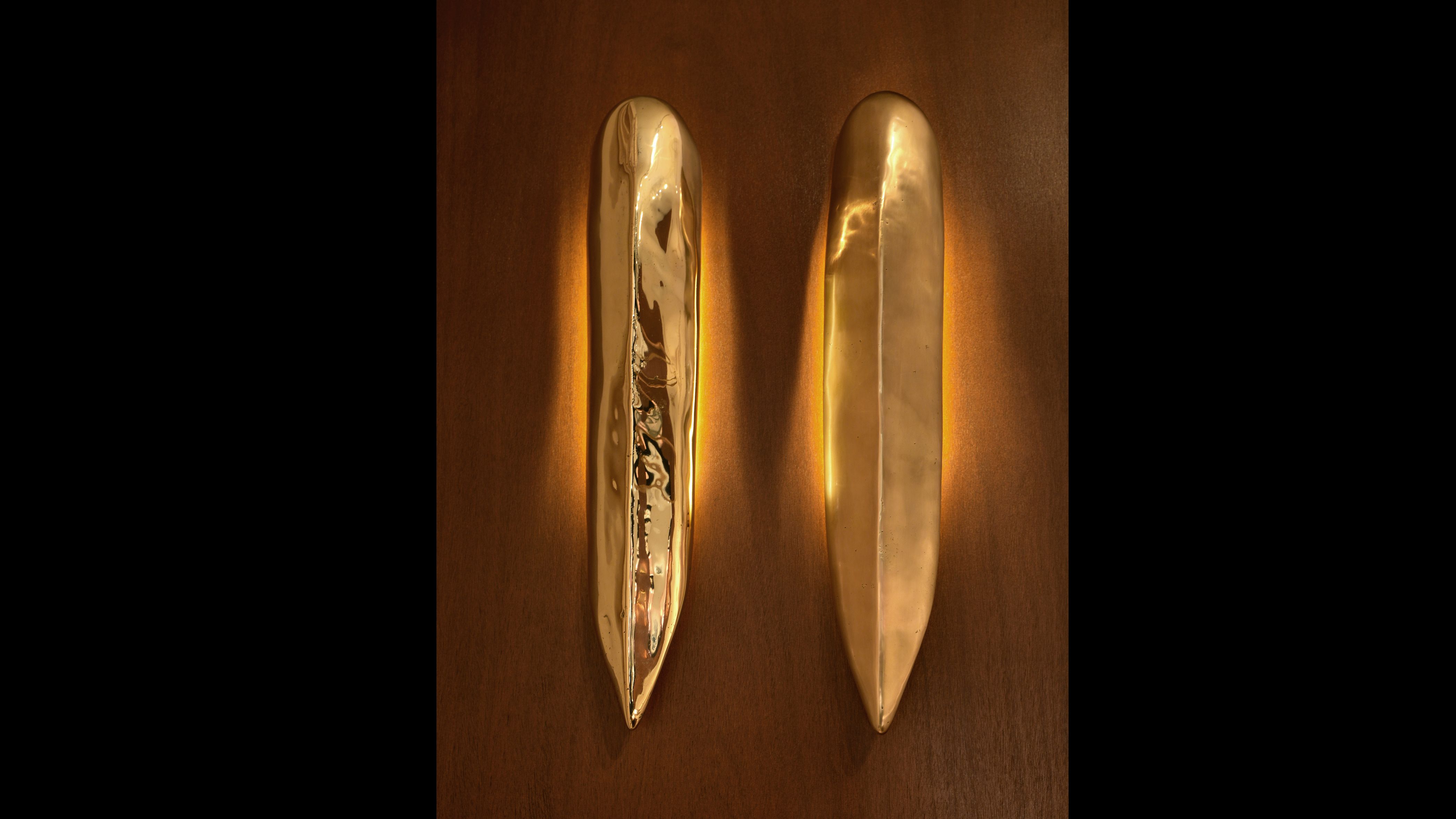 Maison Integre Ateliers Courbet Ambre Jarno Leaf Sconce Matte