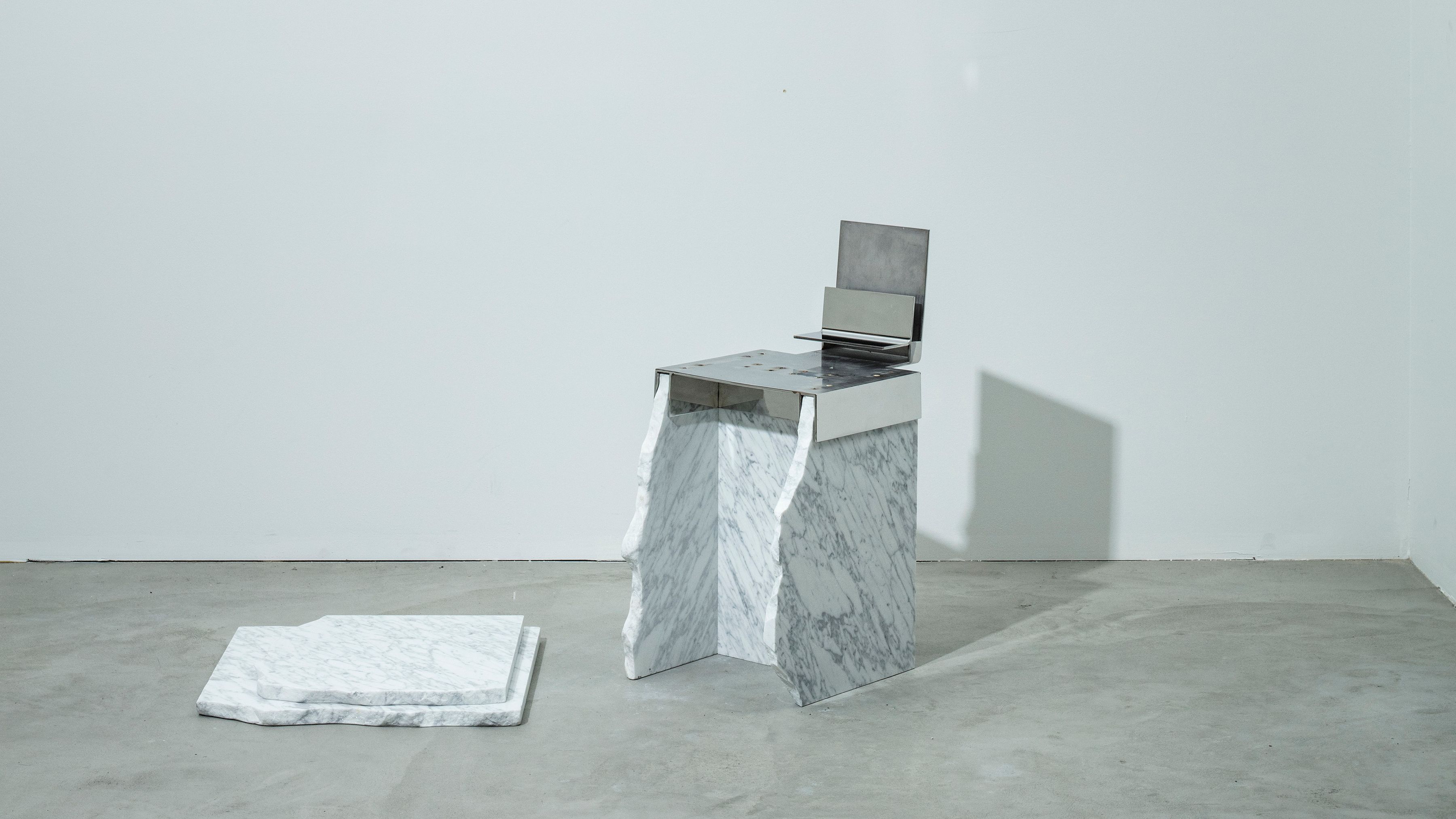 AtMa Ateliers Courbet Japanese Refurbished Marble Chair Sur+PLUS