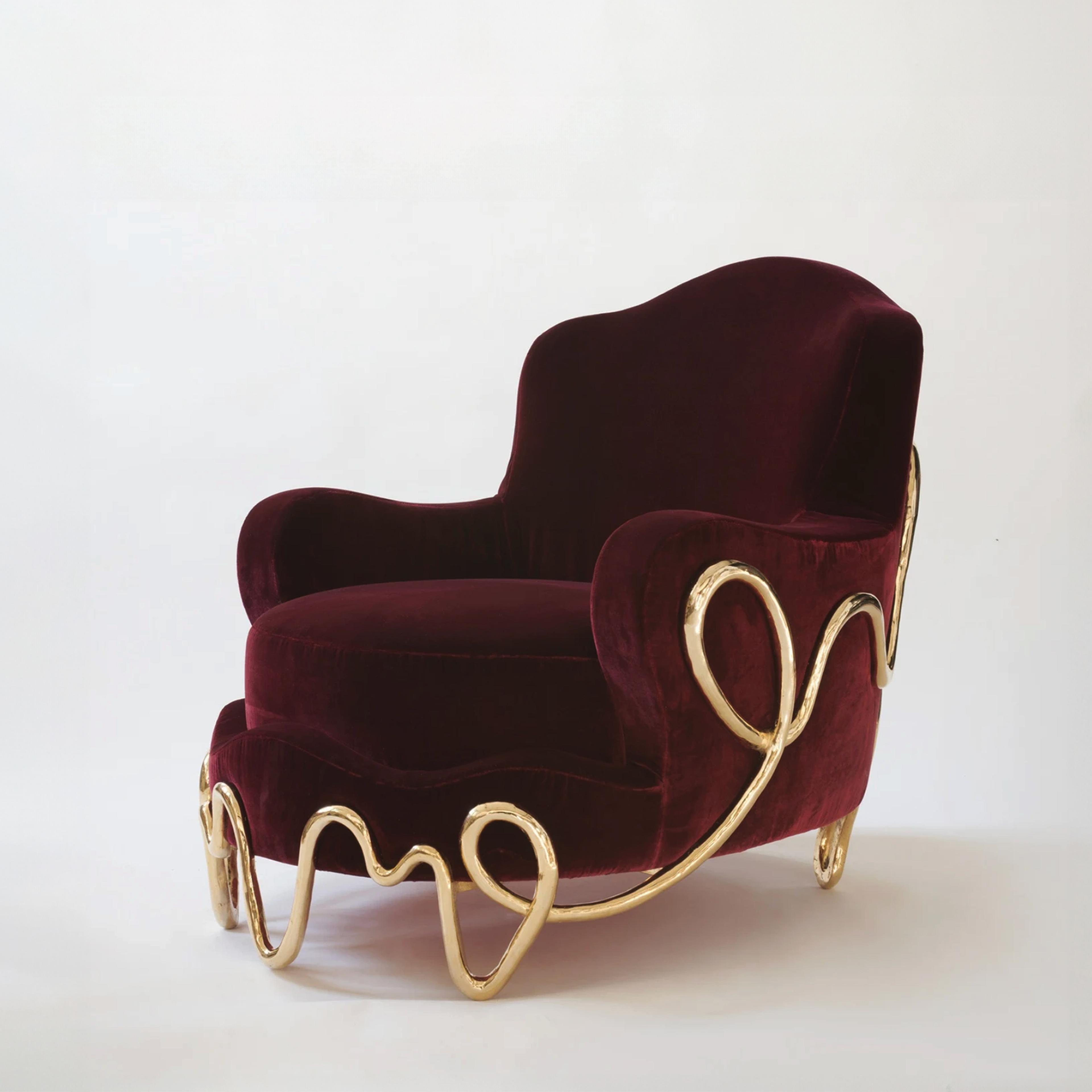 Mattia Bonetti Ateliers Courbet Meander Armchair