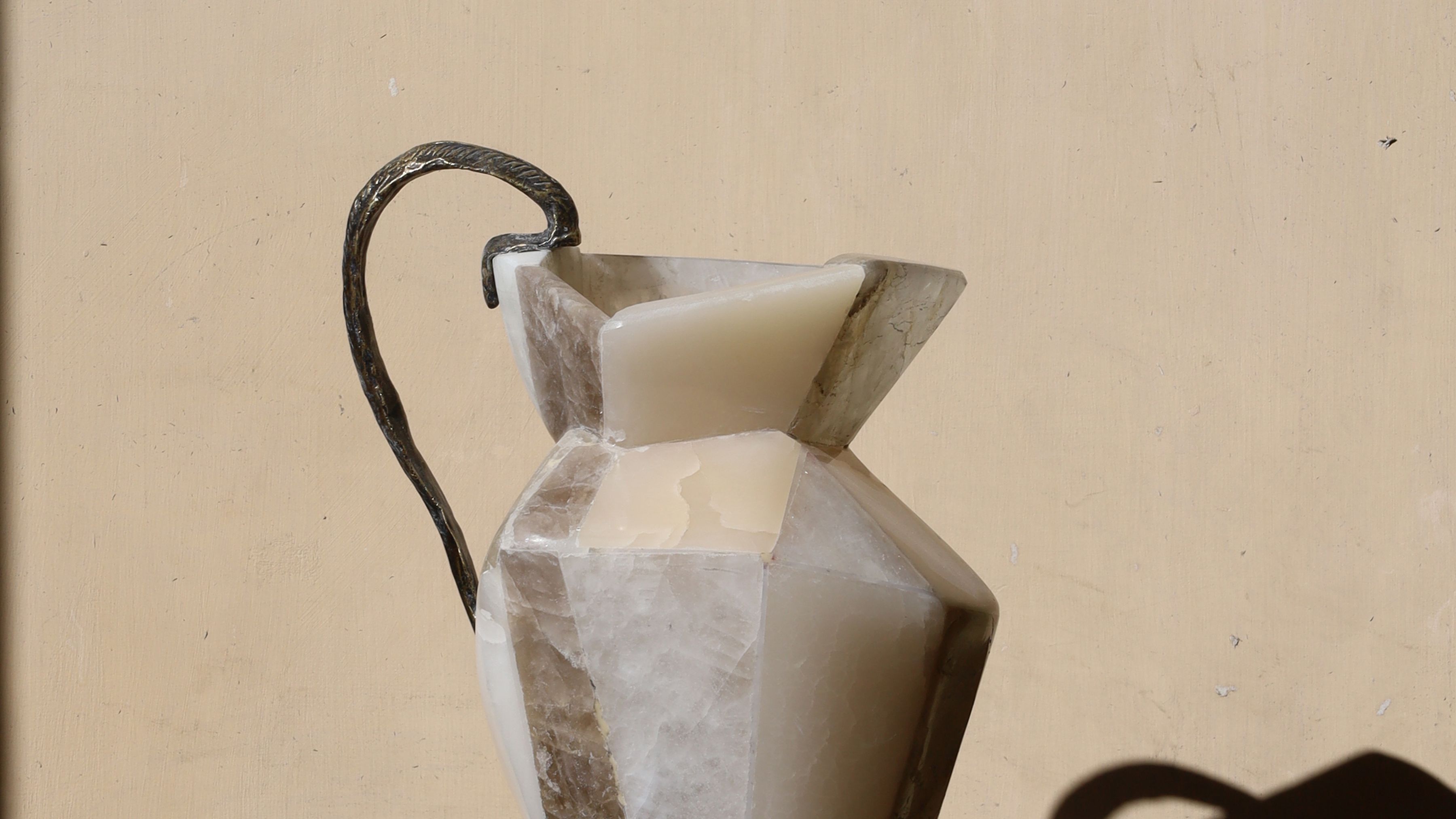 Daniel Koloziejcszak Ateliers Courbet Marble and Stone Tesserae Vessel