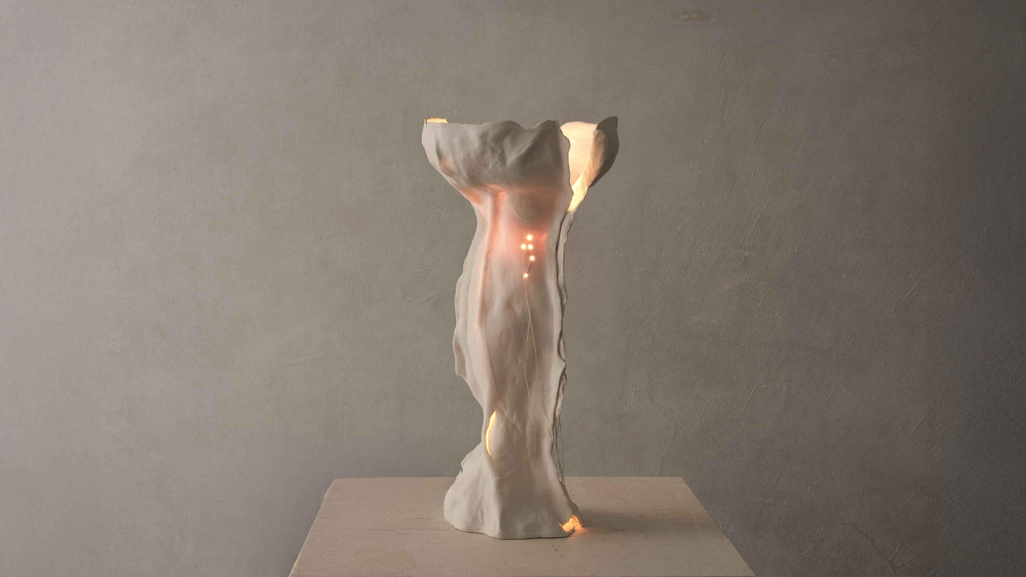 Iris Nesher Ateliers Courbet Porcelain Ceramic Lamp