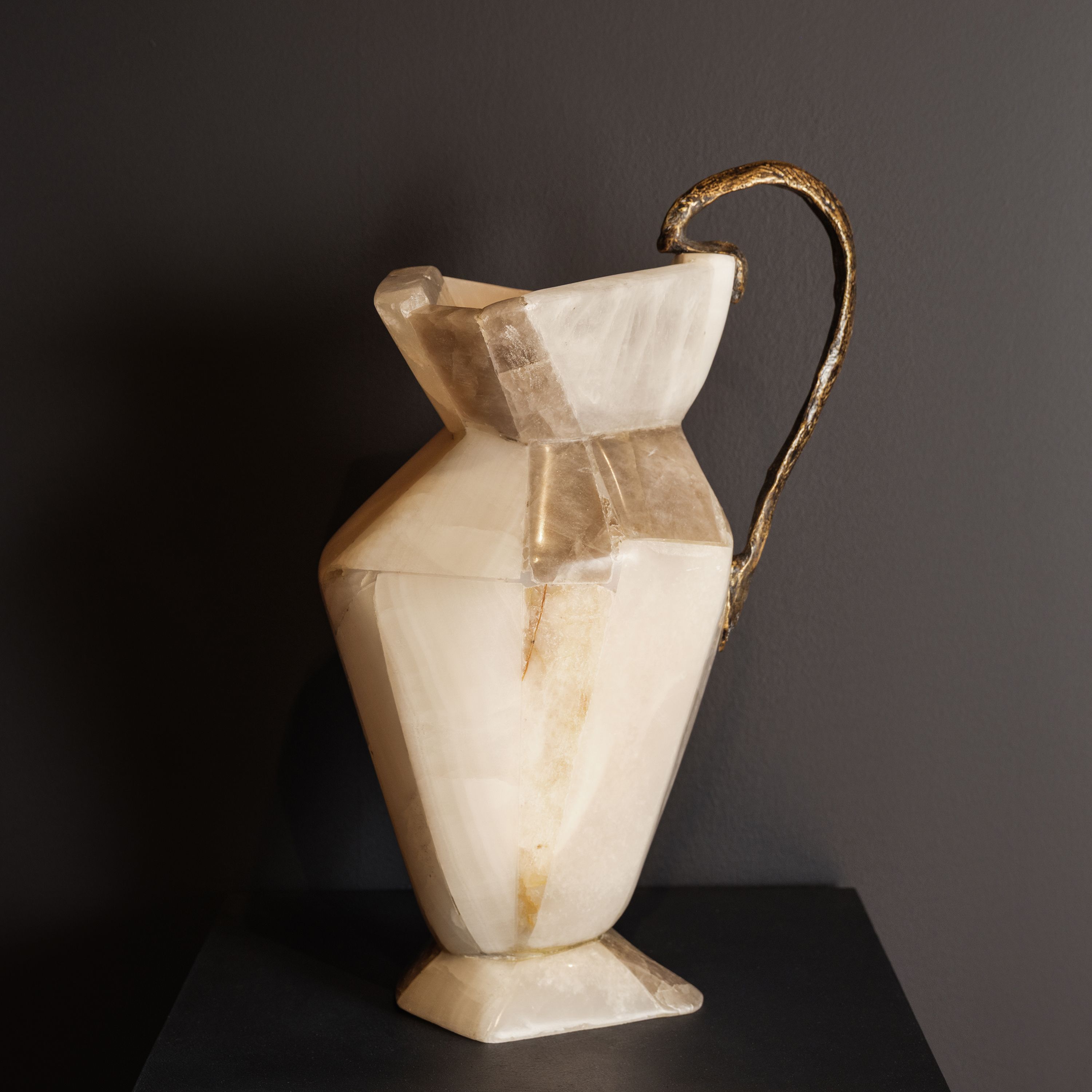 Daniel Koloziejcszak Ateliers Courbet Marble and Stone Tesserae Vessel