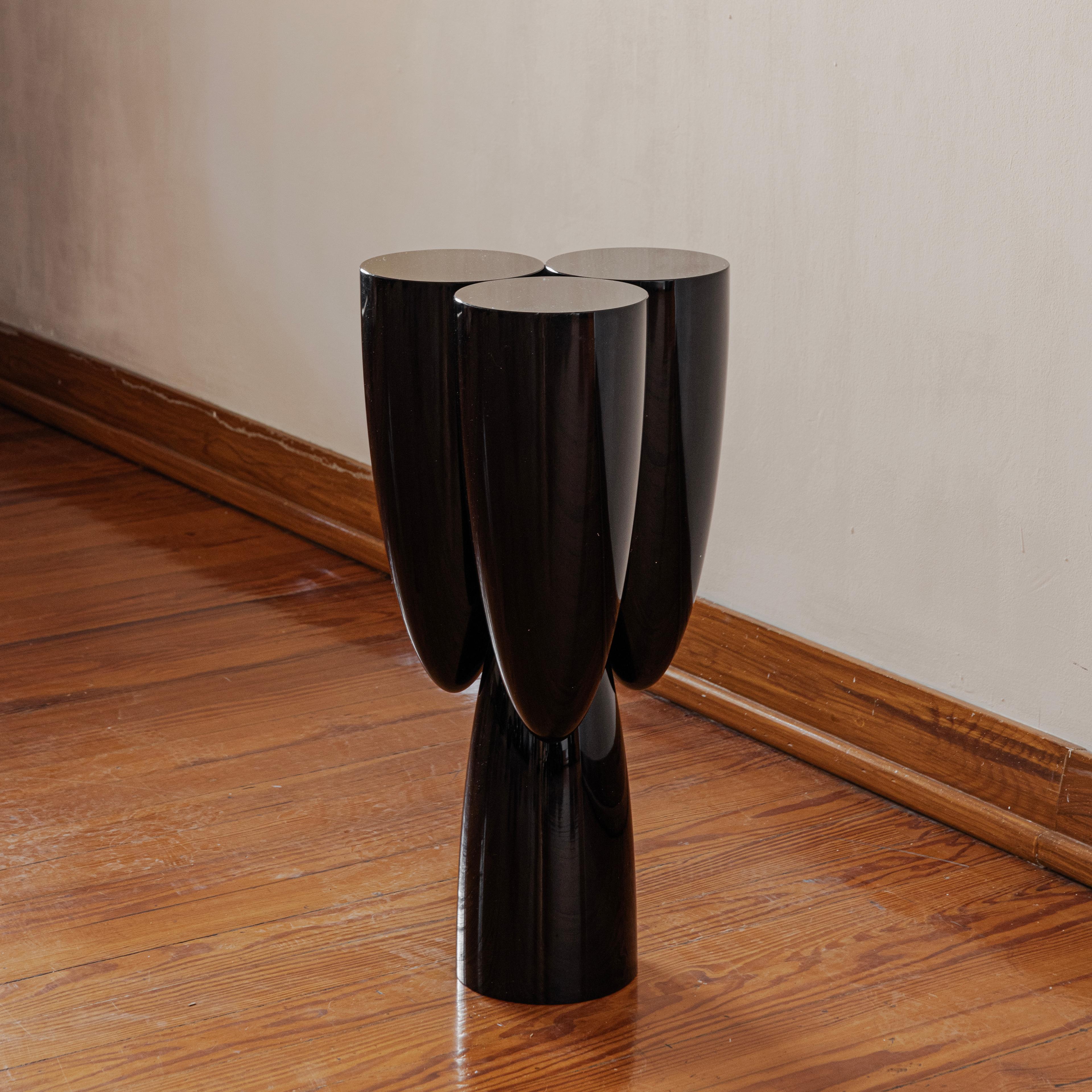 EWE Studio Ateliers Courbet Copal Side Table V Obsidian