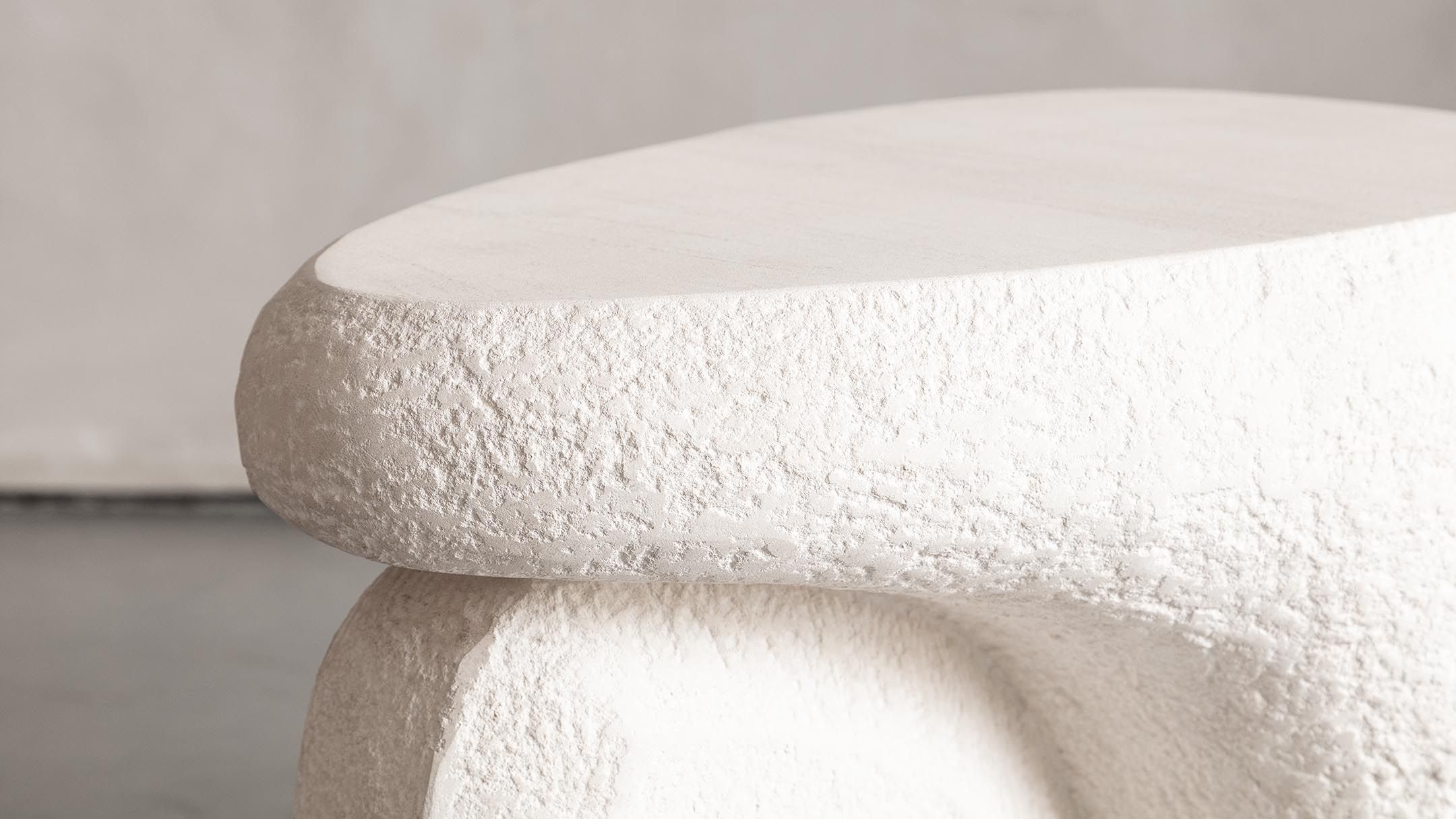 Ateliers Courbet Mauro Mori The Listener Limestone Table