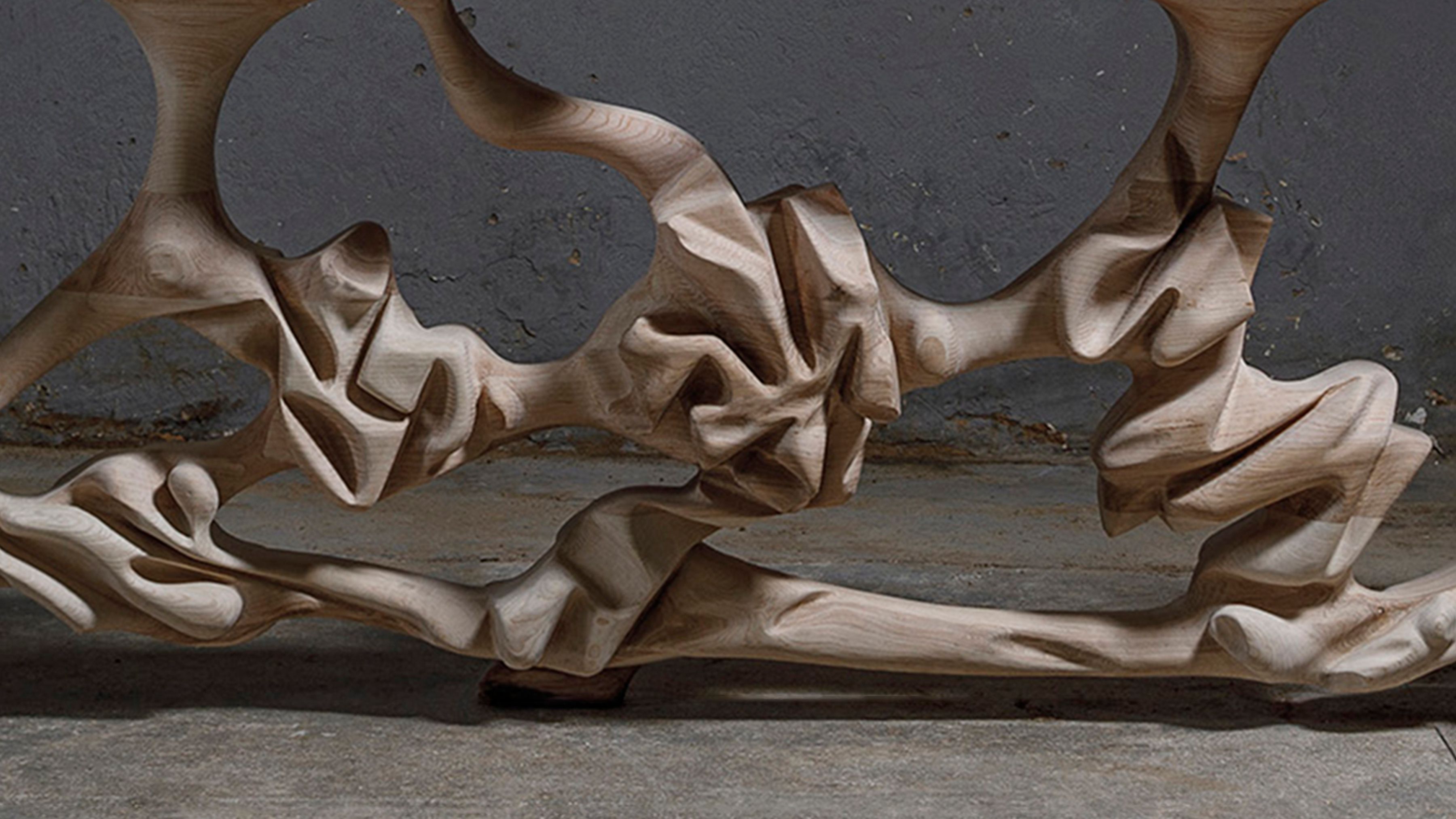 Ateliers Courbet Hamza Kadiri Sculptural Console Raw