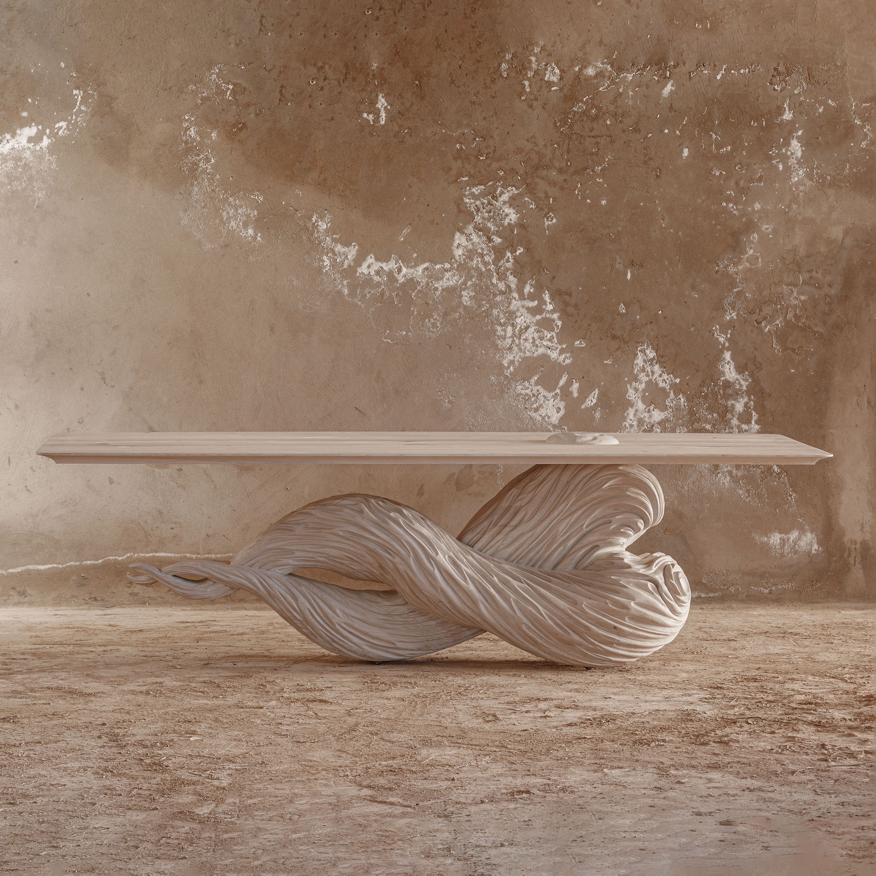 Hamza Kadiri Ateliers Courbet Eros Table White