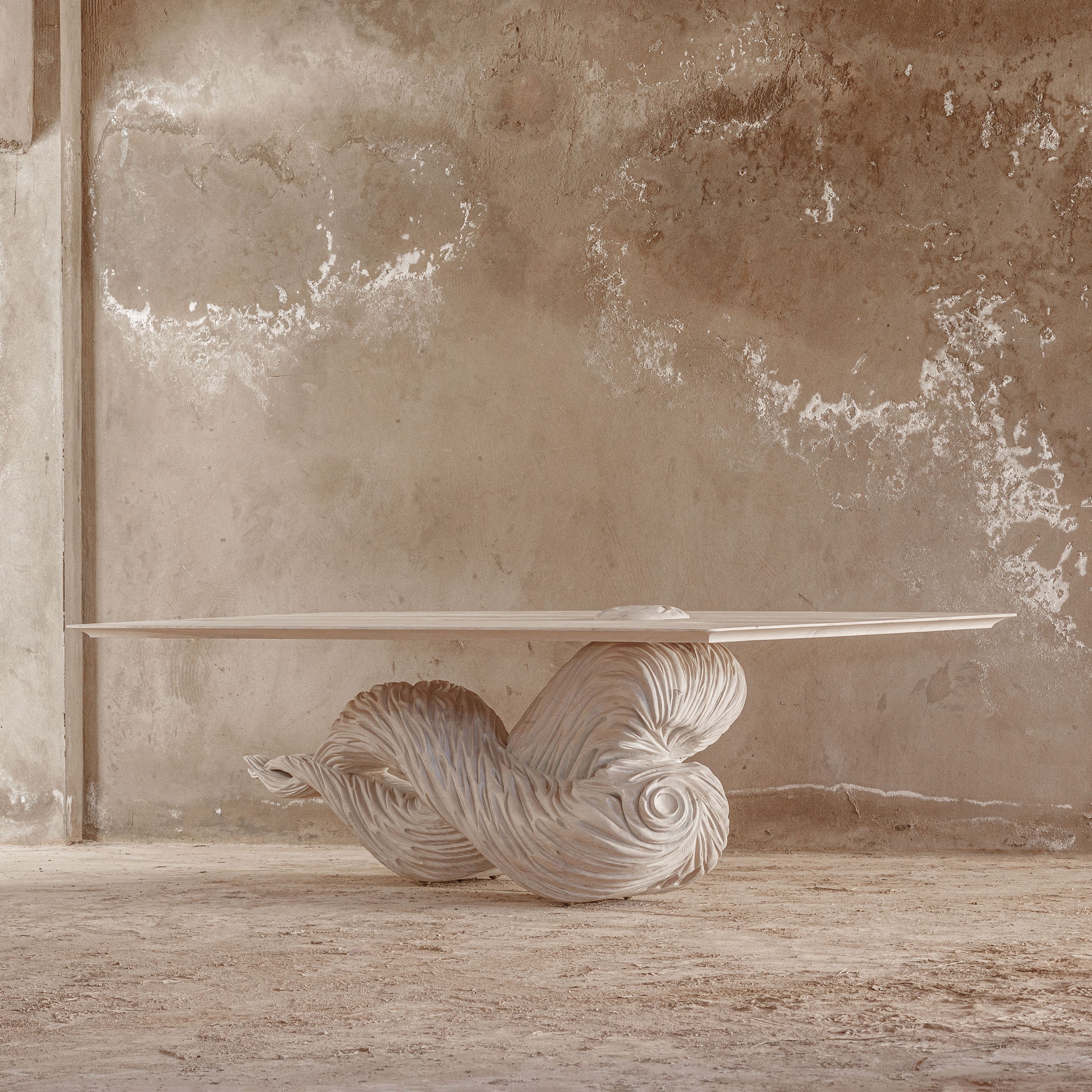 Hamza Kadiri Ateliers Courbet Eros Table White