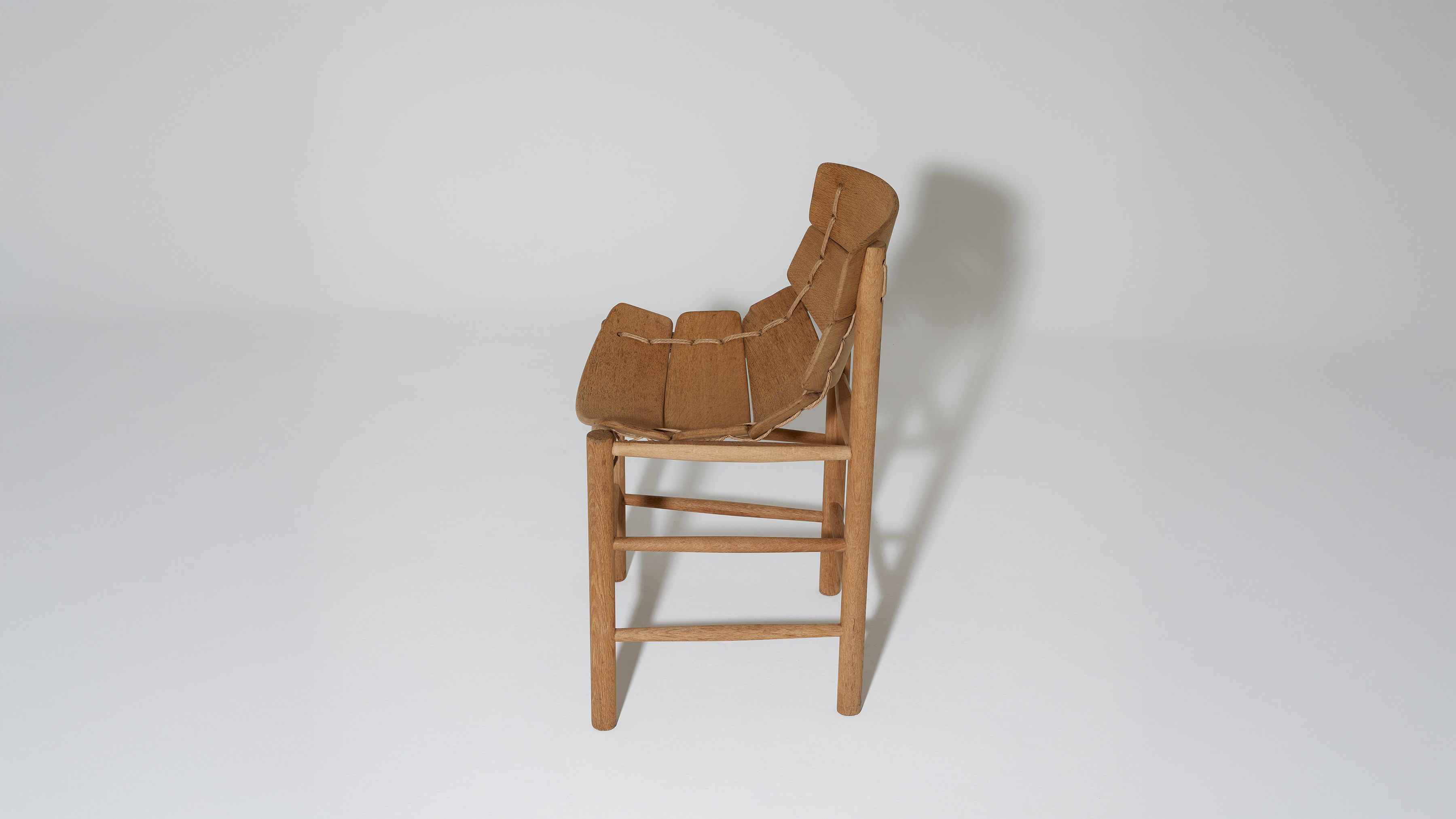 AtMa Ateliers Courbet Japanese Refurbished Wood Chair J39.5 Beatle