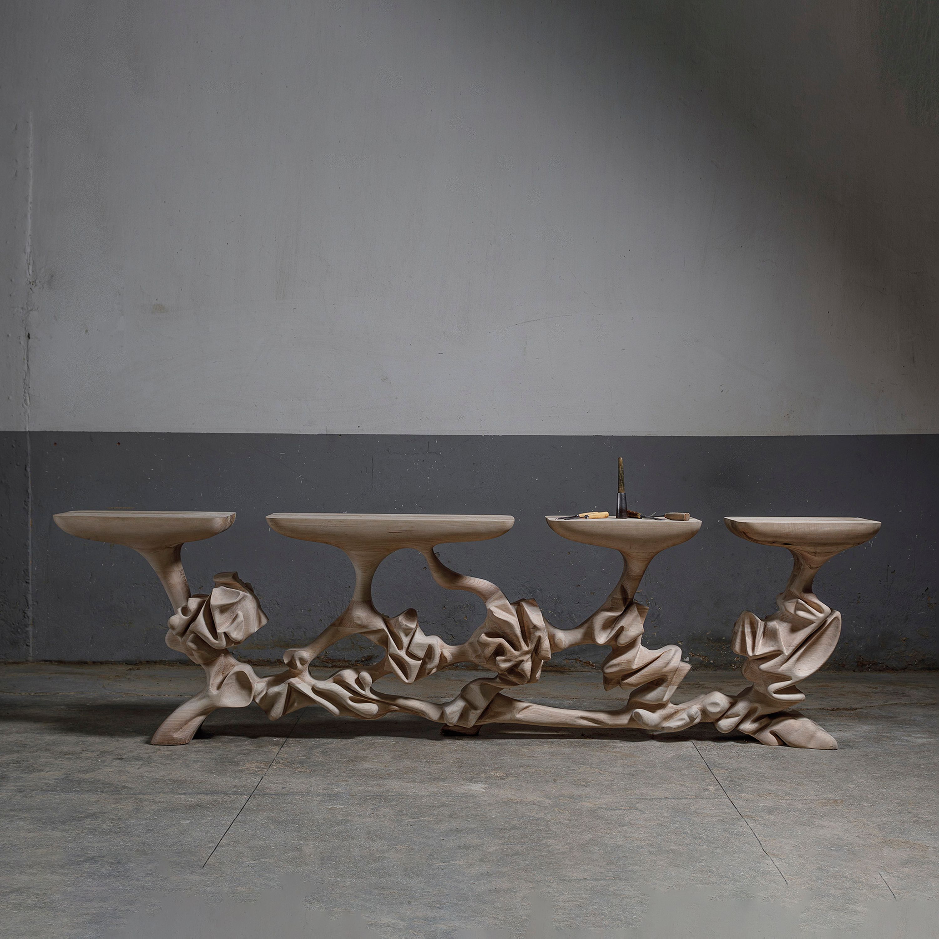 Hamza Kadiri Ateliers Courbet Sculptural Console Table