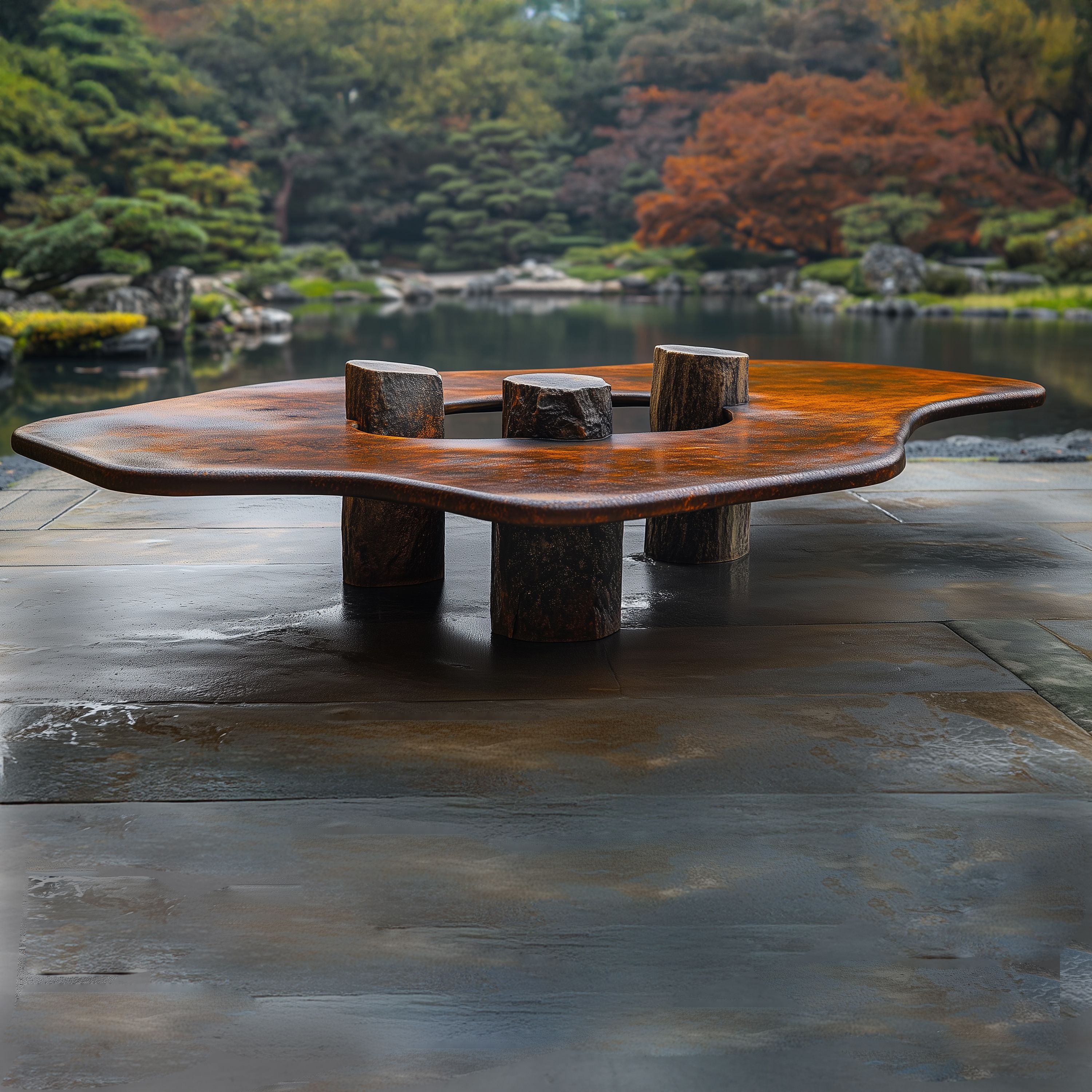 Ateliers Courbet Michel Amar Low Table