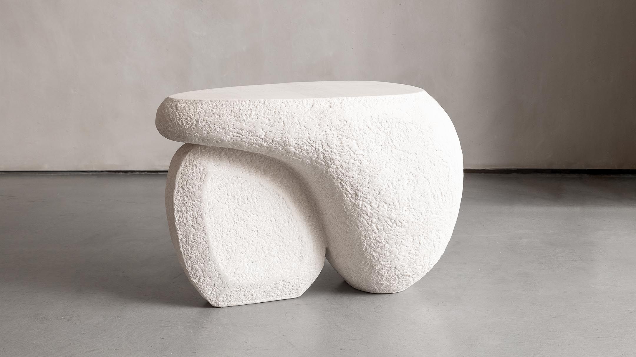 Ateliers Courbet Mauro Mori The Listener Limestone Table