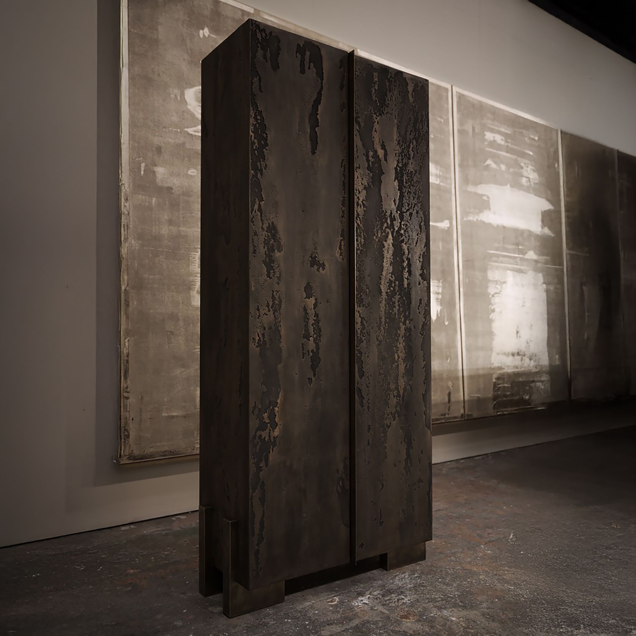 Pierre Bonnefille Ateliers Courbet Armoire Bloc Bronze Bruni