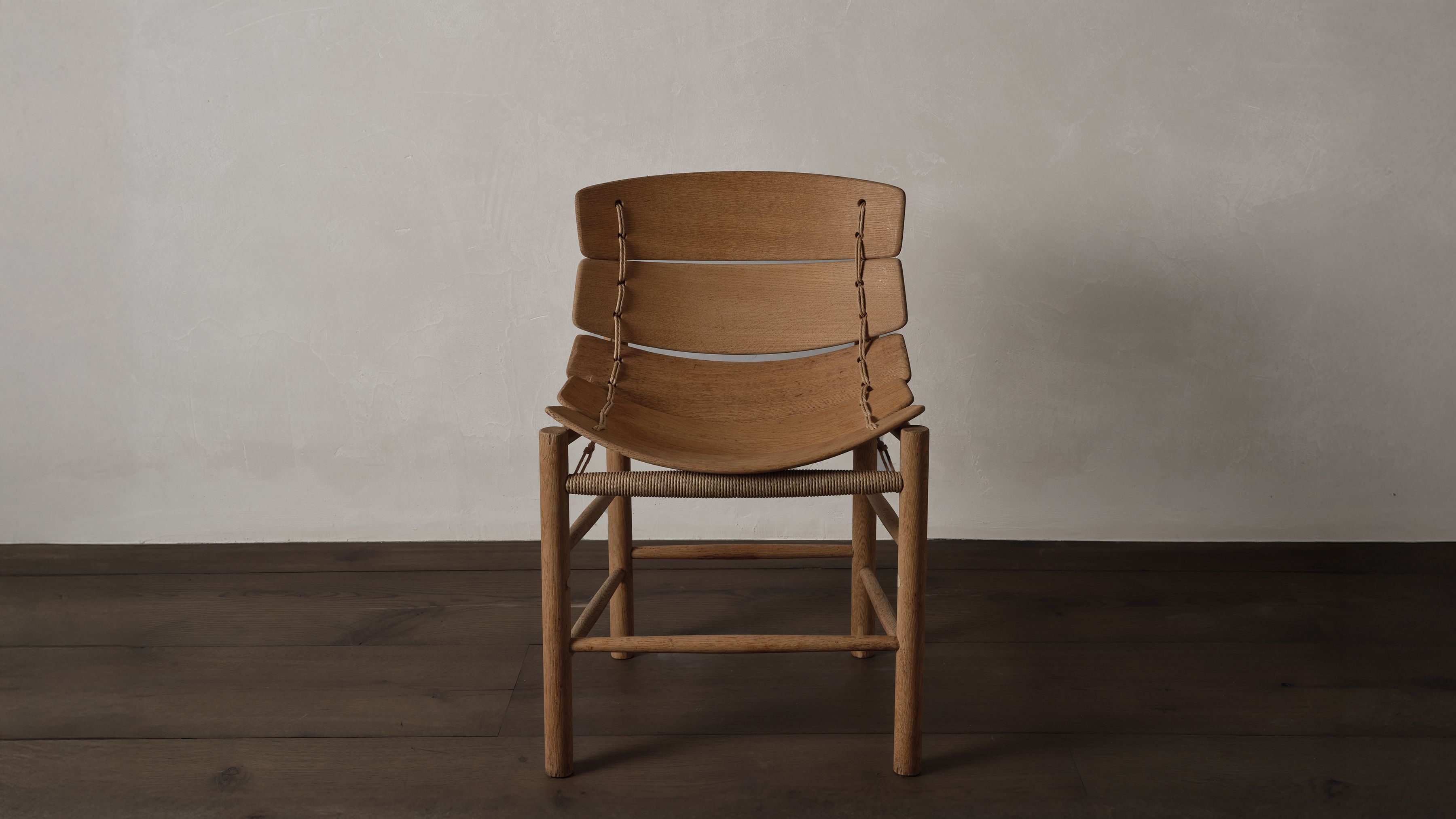 AtMa Ateliers Courbet Japanese Refurbished Wood Chair J39.5 Beatle