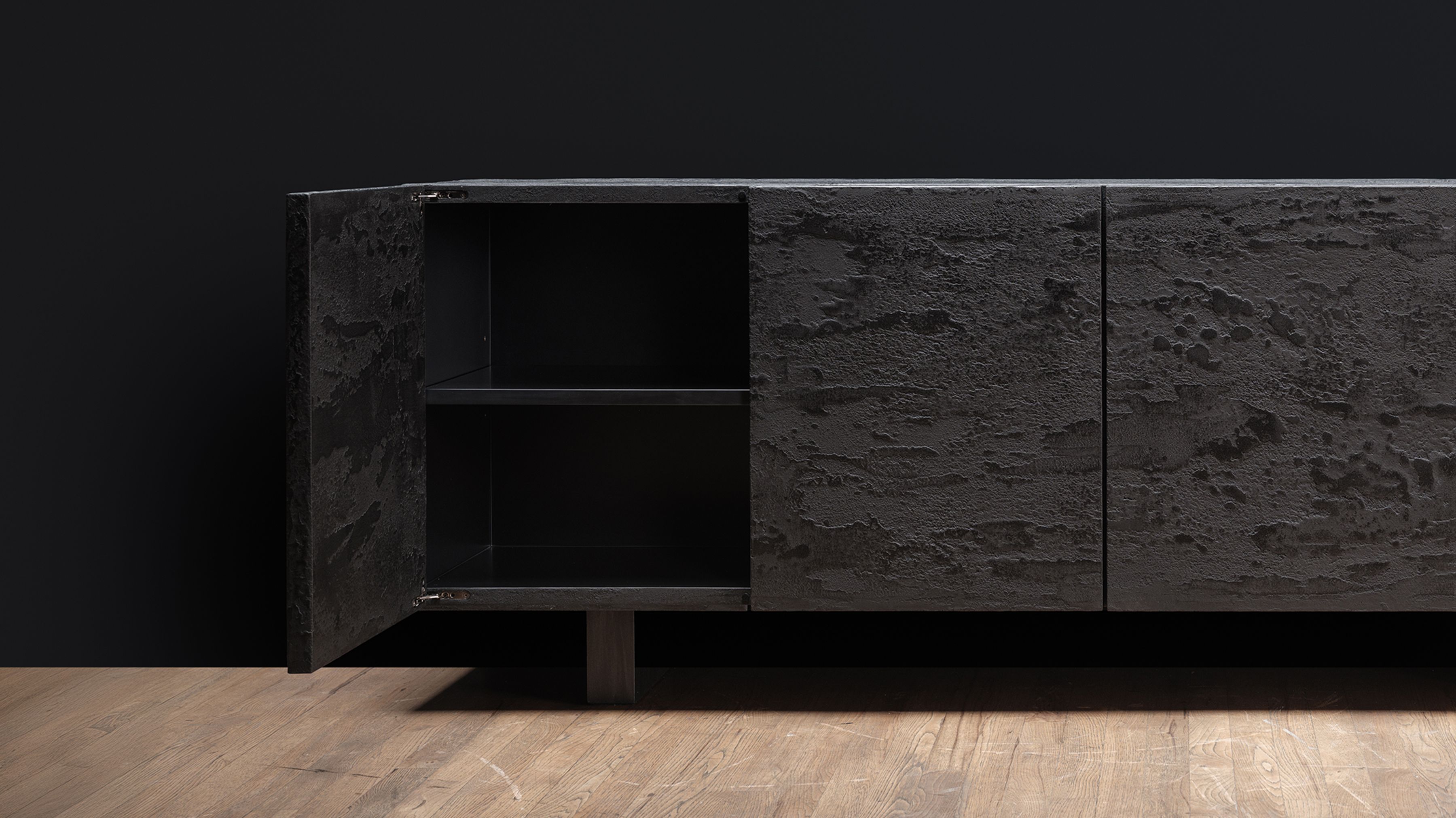 Pierre Bonnefille Ateliers Courbet Credenza Enfilade Bloc Carbone
