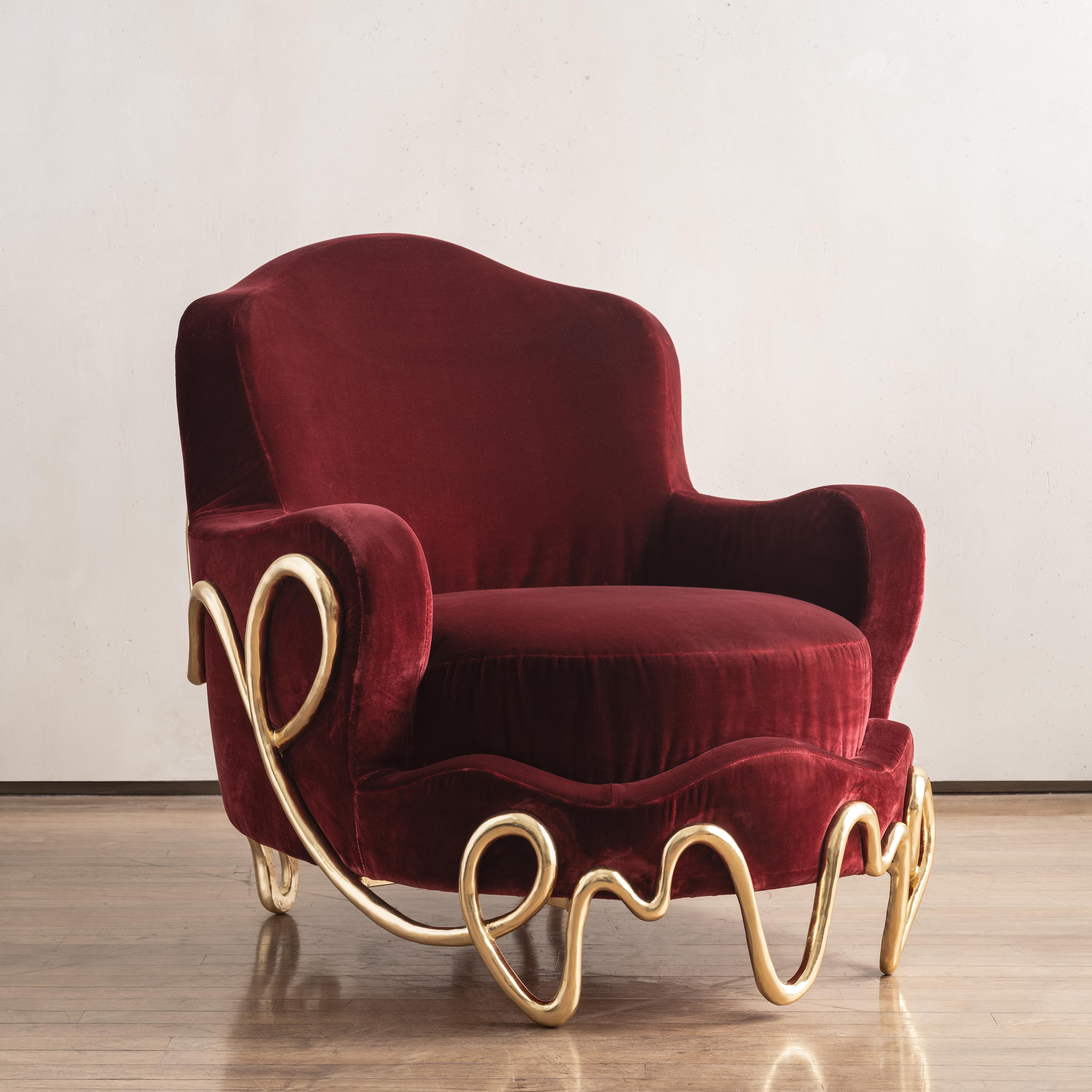 Mattia Bonetti Ateliers Courbet Meander Armchair