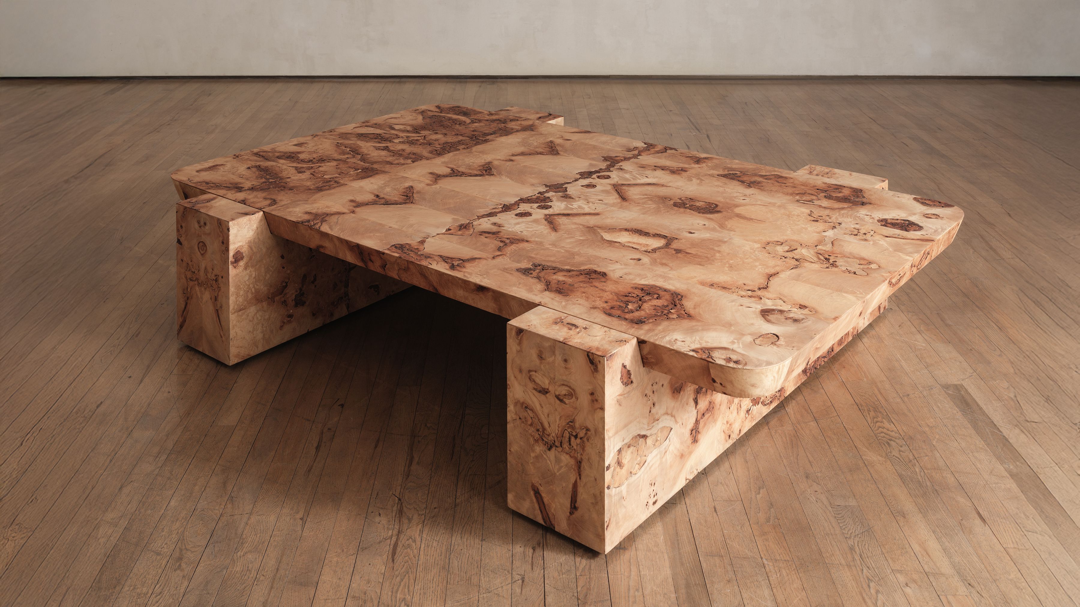 Hamza Kadiri Ateliers Courbet Poplar Burl Coffee Table