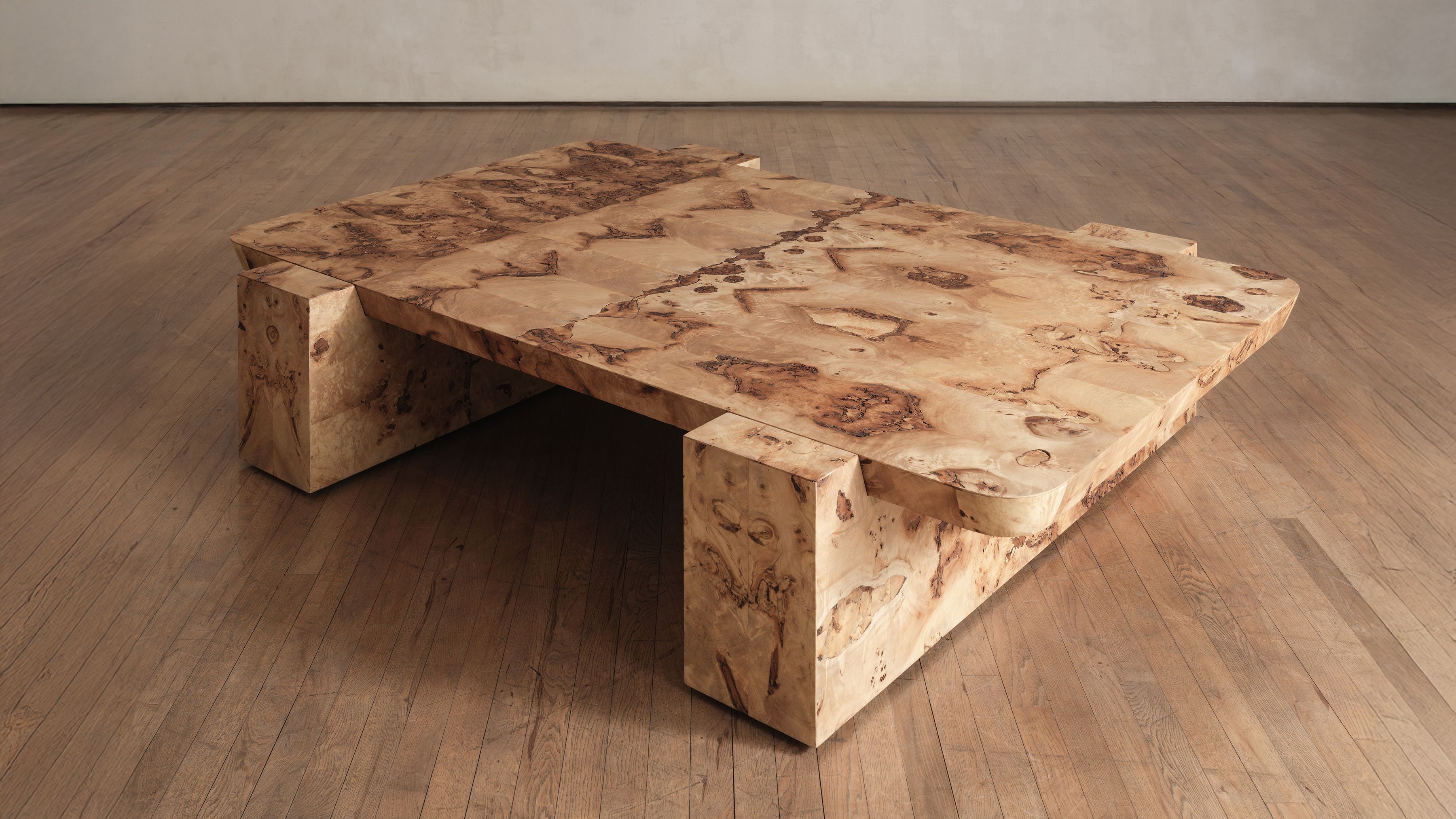 Hamza Kadiri Ateliers Courbet Poplar Burl Coffee Table