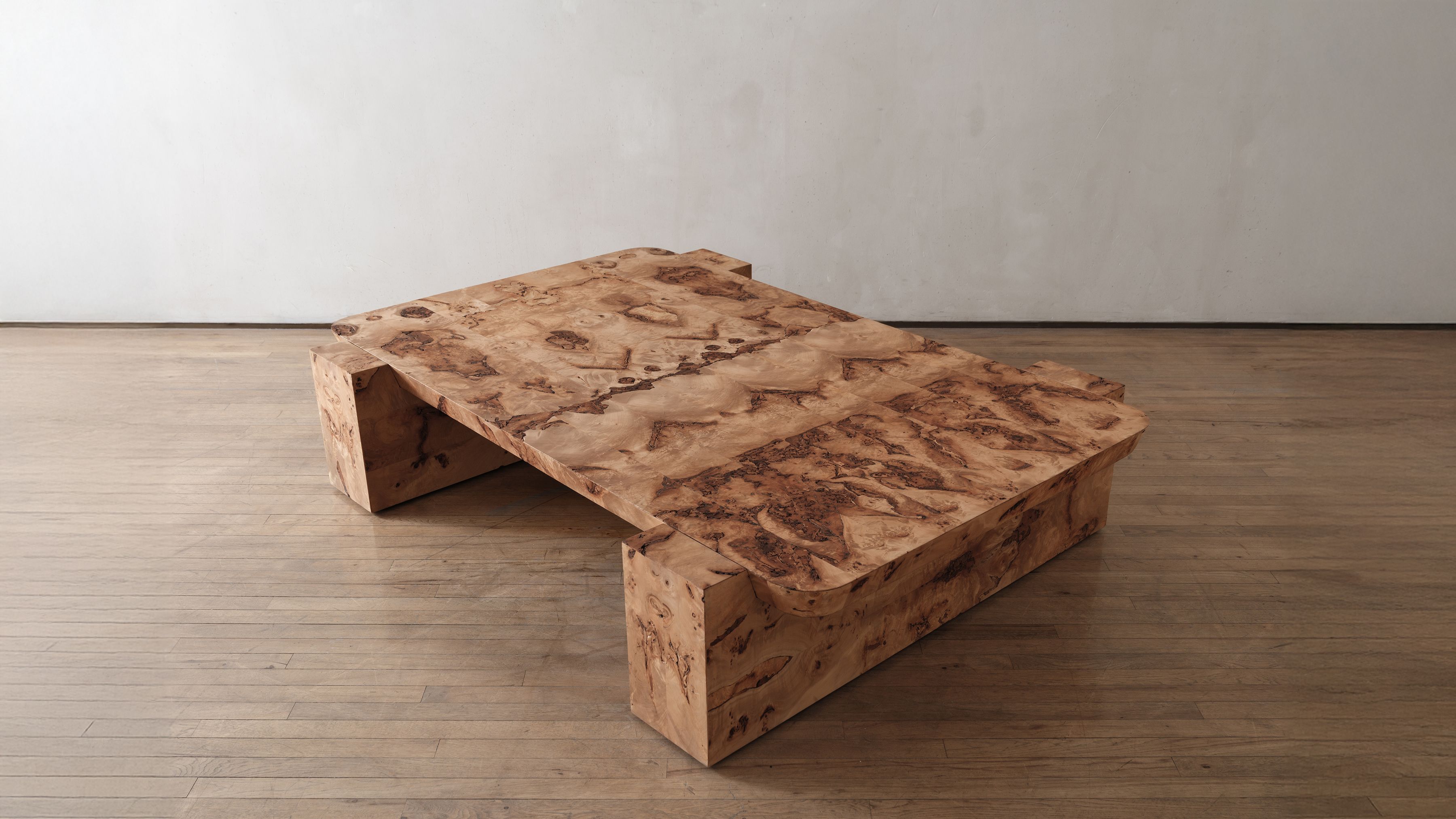Hamza Kadiri Ateliers Courbet Poplar Burl Coffee Table