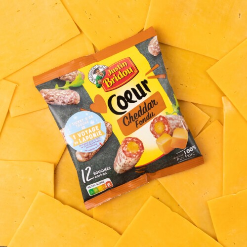 Justin Bridou coeur fondant cheddar