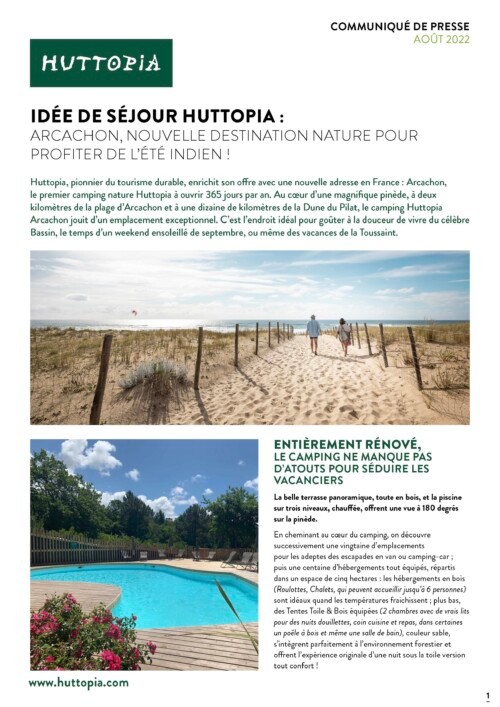 CP Huttopia Arcachon