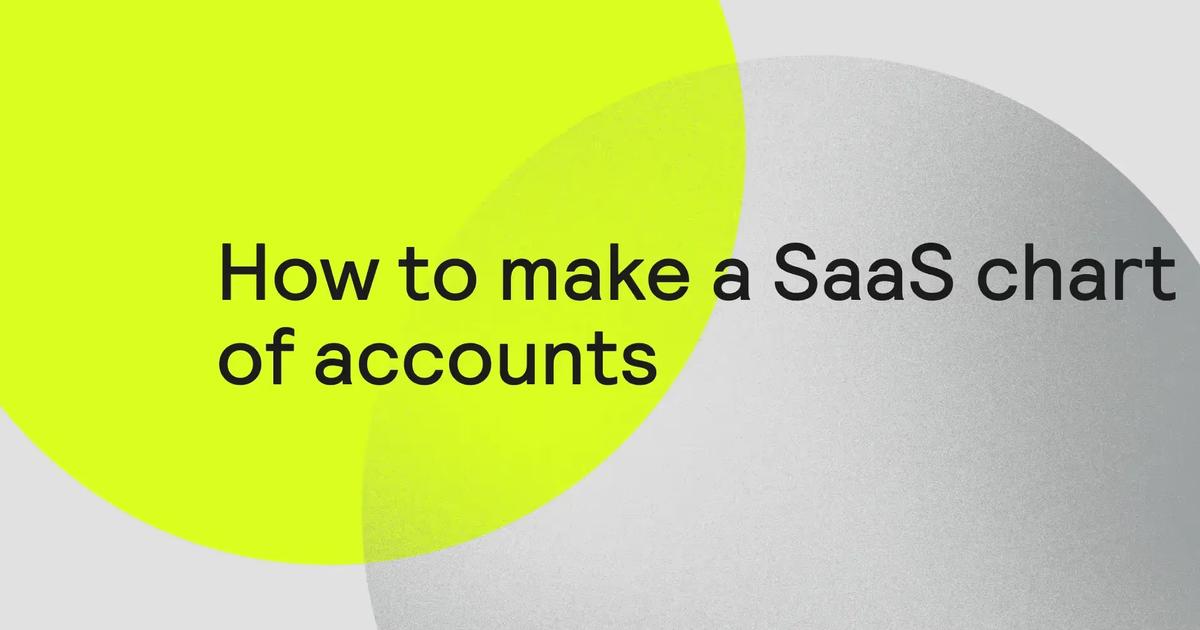 Orb How to make a SaaS chart of accounts Sample template
