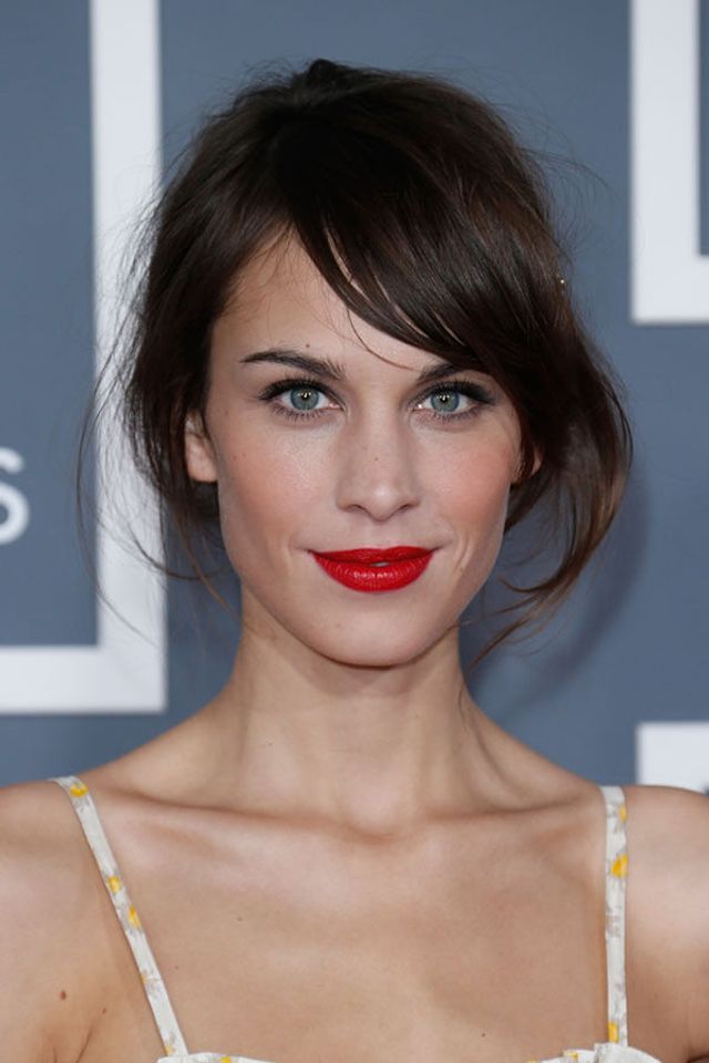 Alexa Chung is described as being part of the features face group