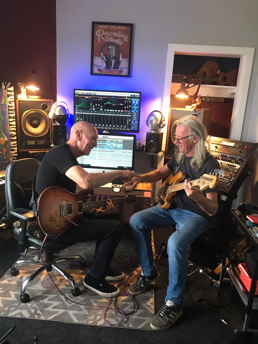 Studio instruments used for music tuition