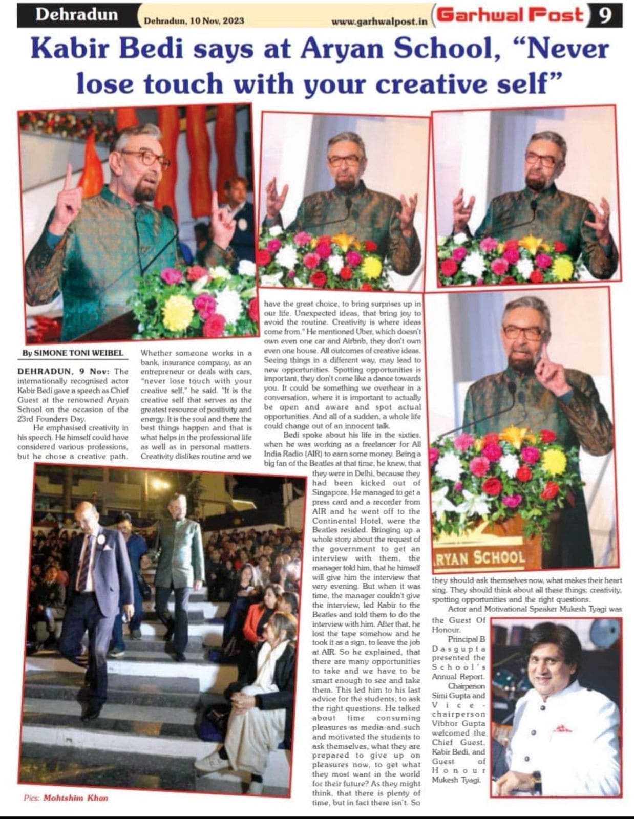 Mukesh Tyagi — celebrity motivational speaker