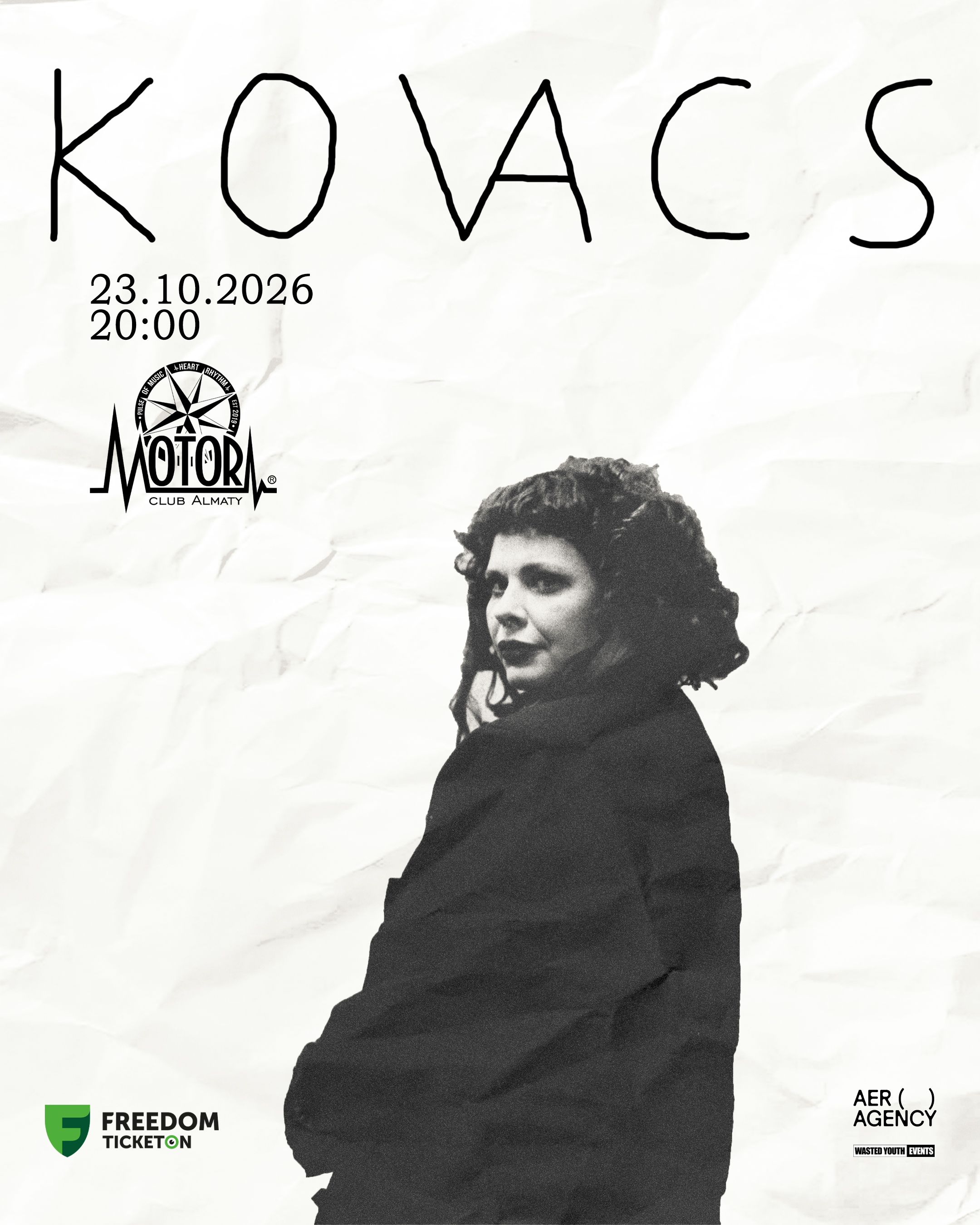 Poster Kovacs in Almaty