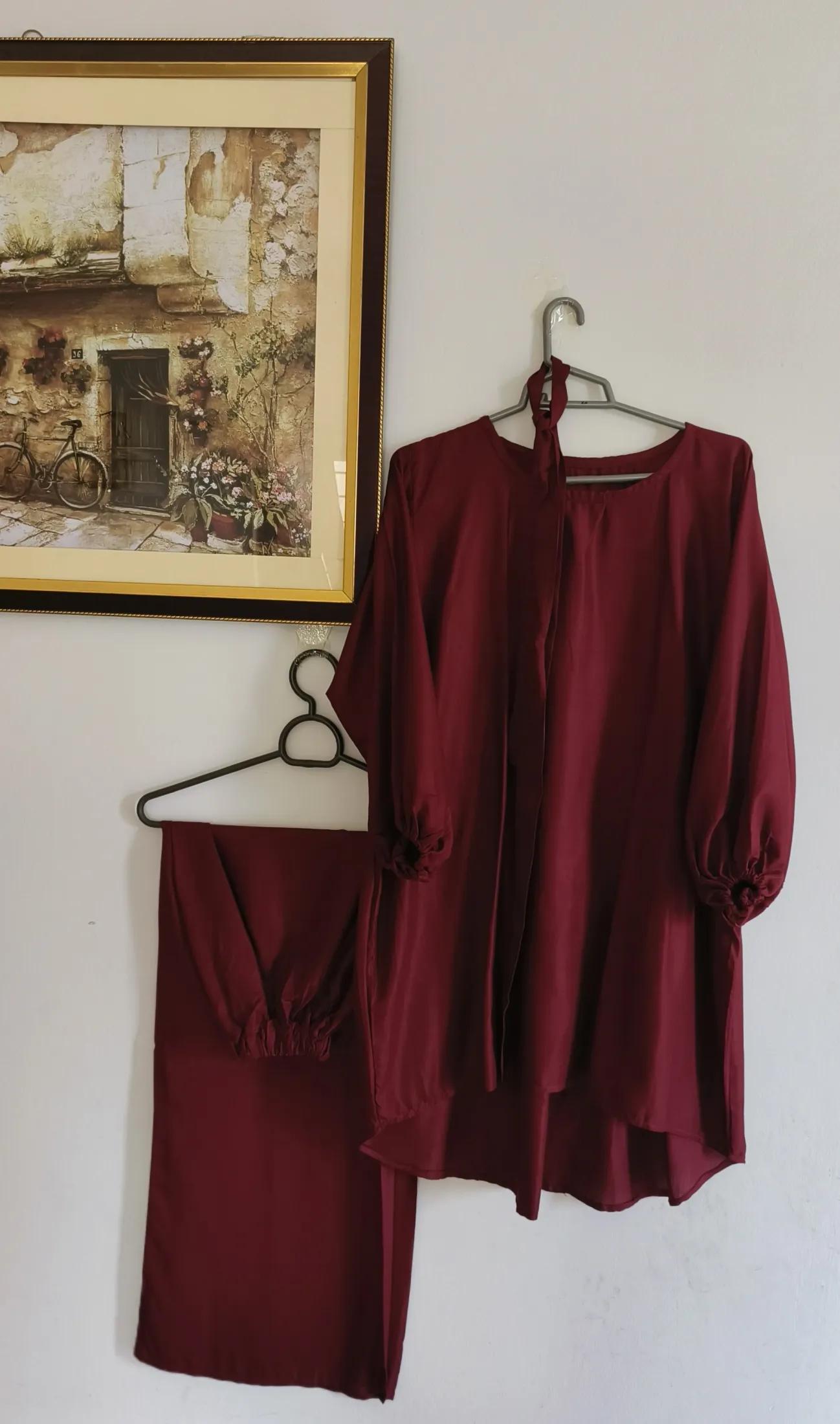 Silk High-Slit Maxi Dress