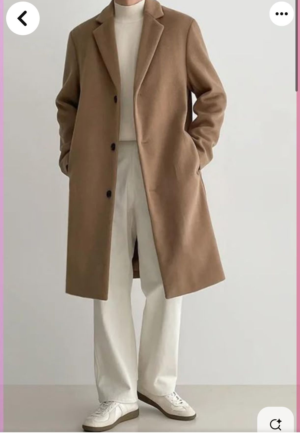 Classic Long Coat for Men