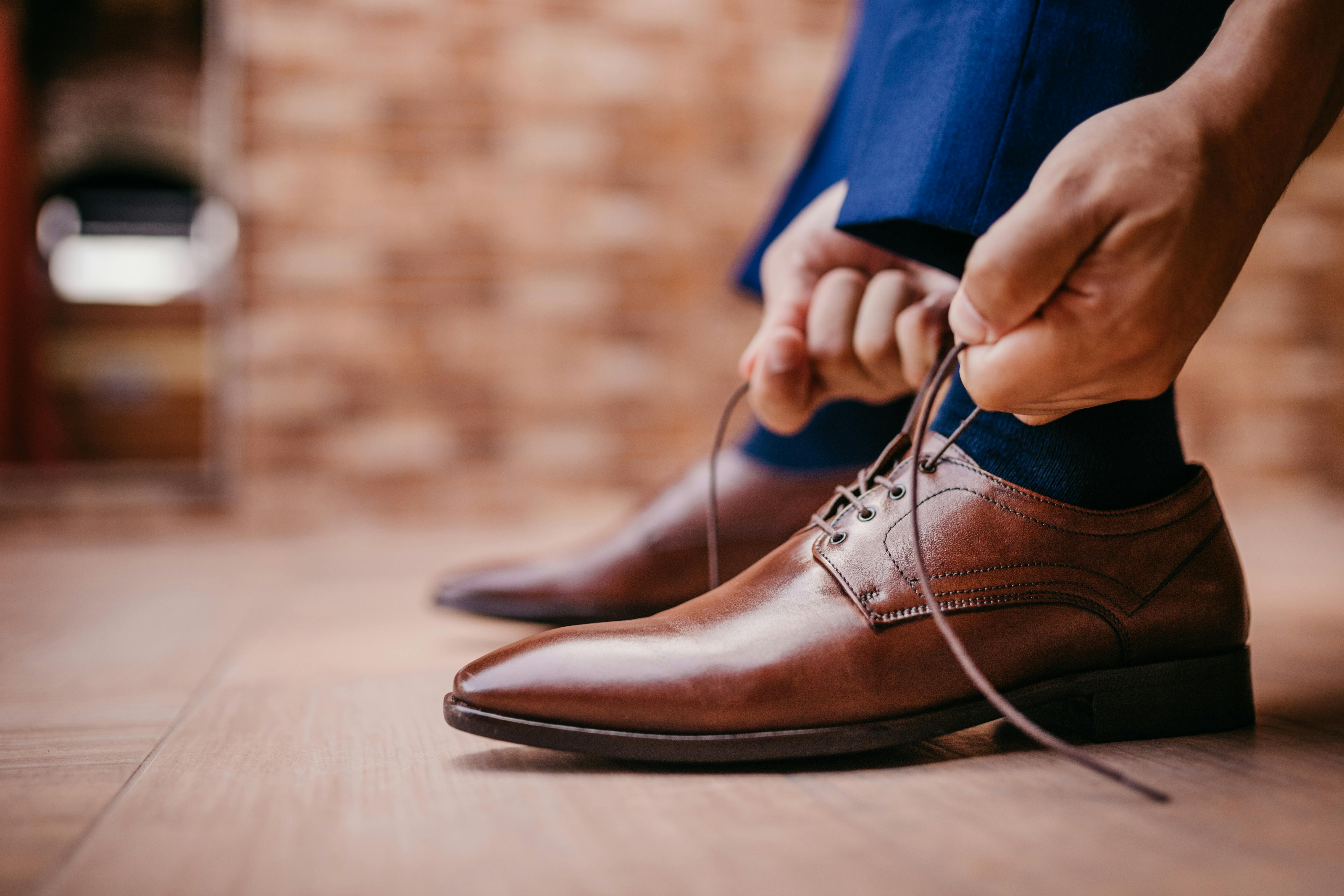 Executive Leather Oxford Shoes