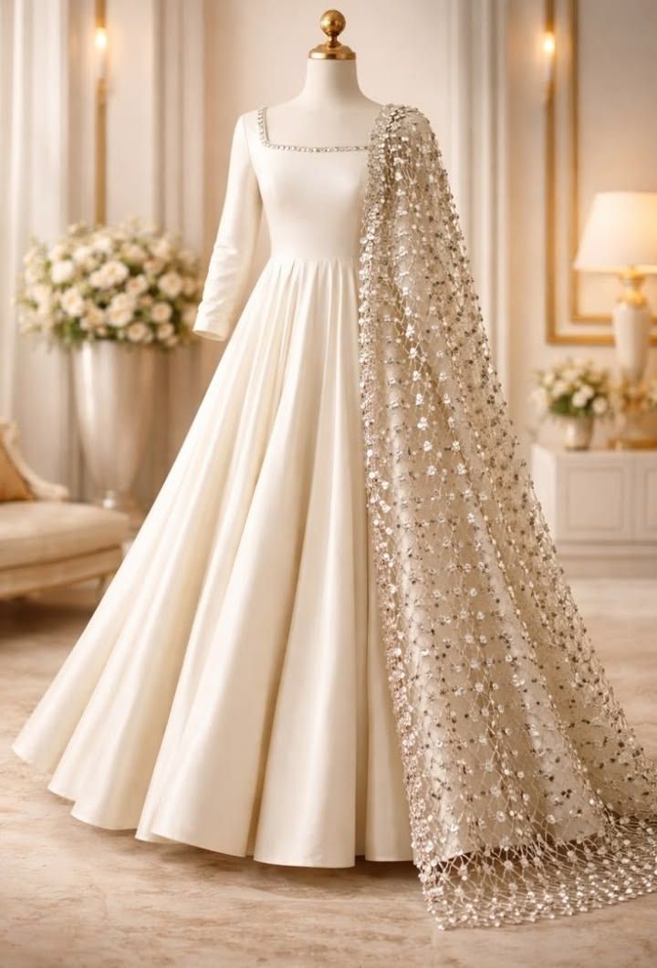 Crimson Heritage Anarkali