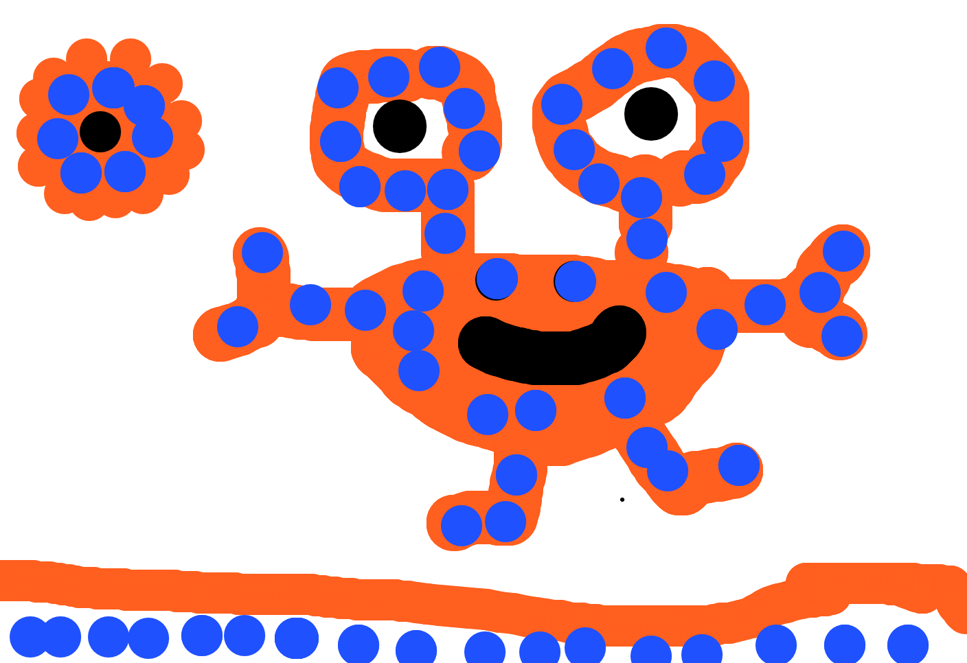Desenho de carangeijo pinta