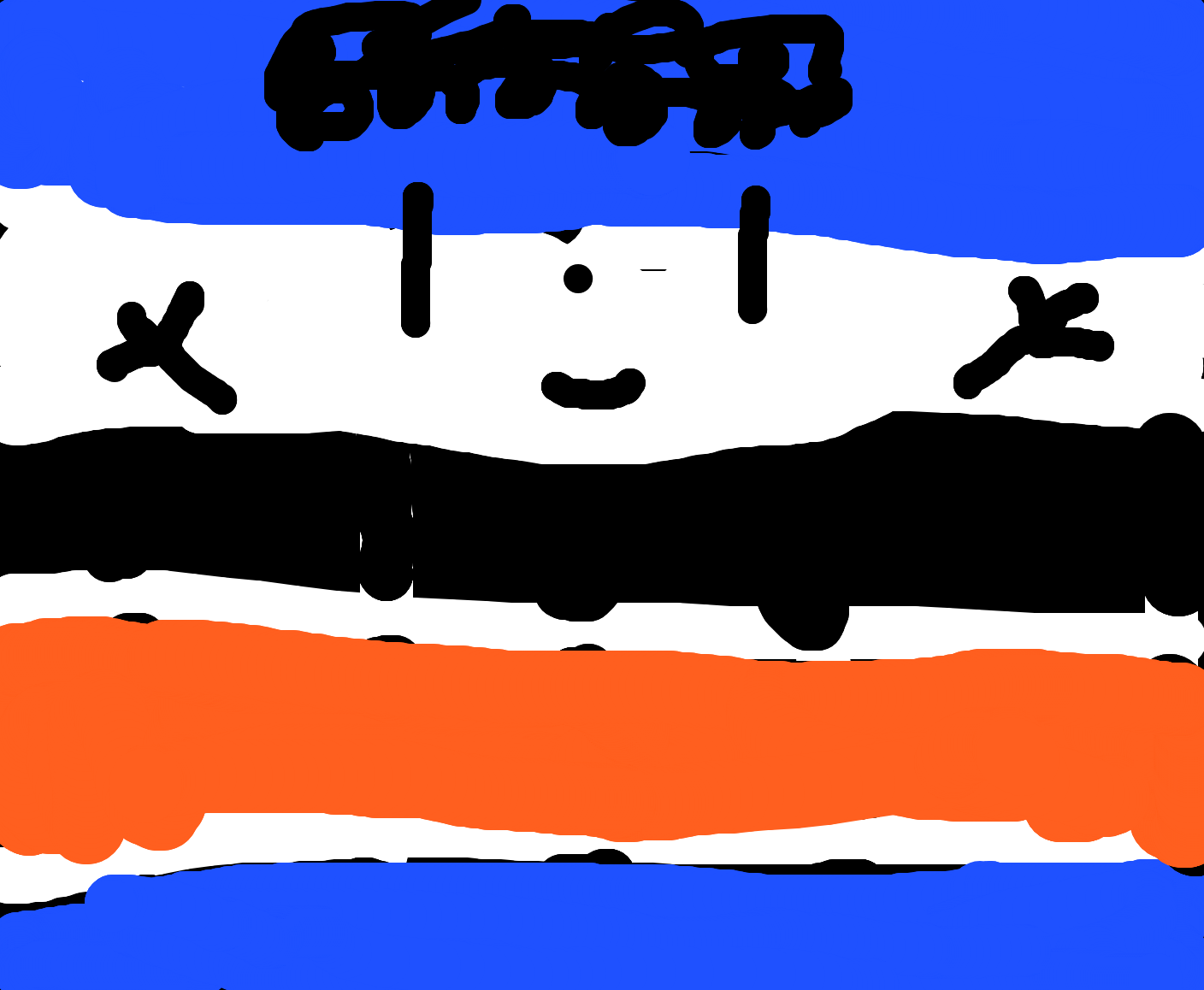 Desenho de bolo divertido