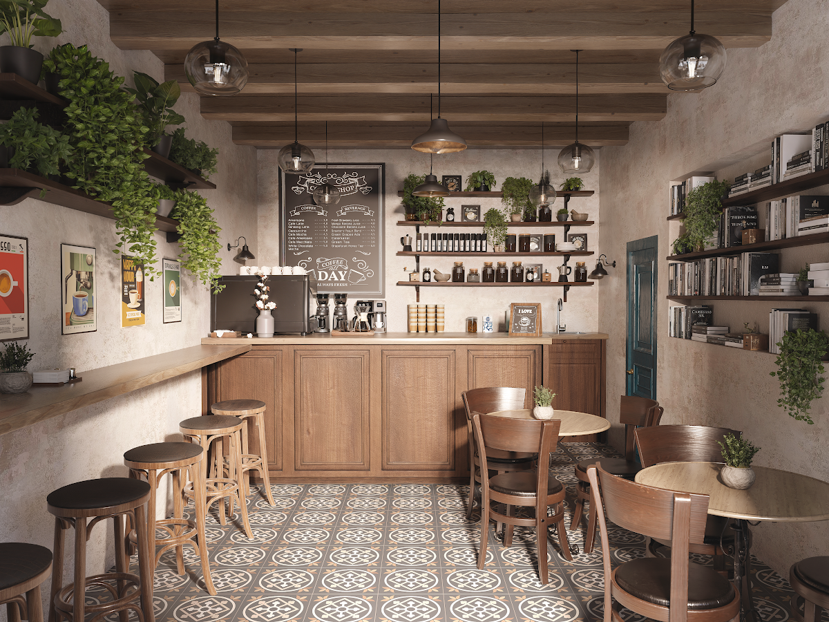 The Smith's Coffee Bar — Commercial visualization, Edinburgh, UK