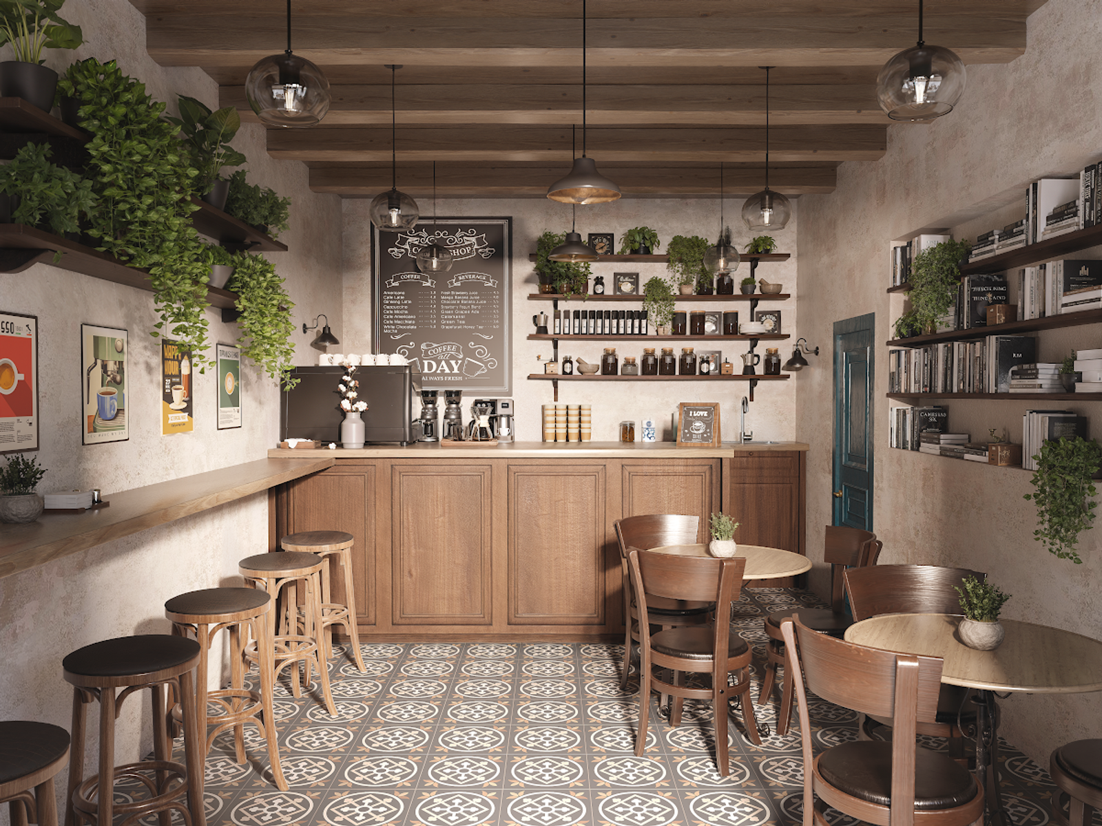 The Smith's Coffee Bar — Commercial visualization, Edinburgh, UK