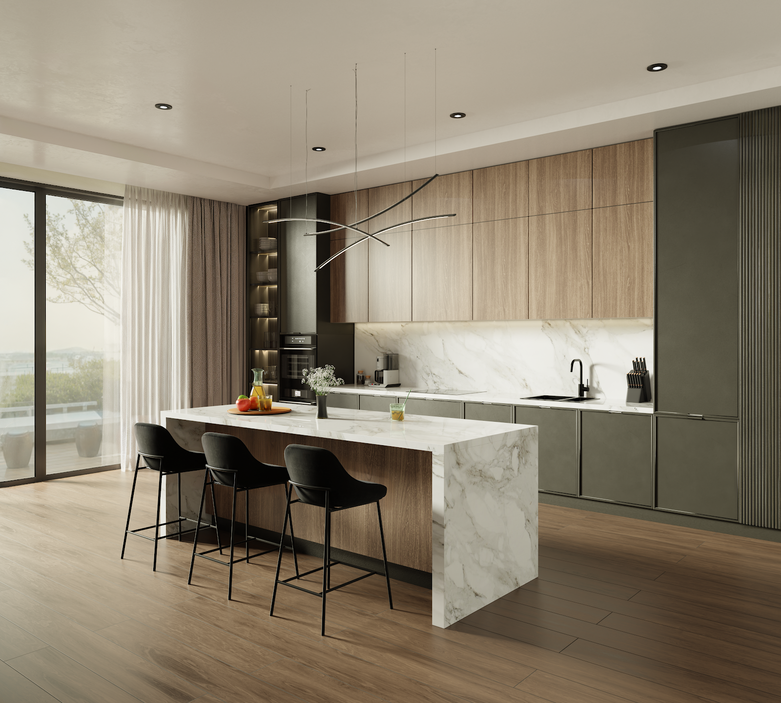 Timber & Marble Apartment 02