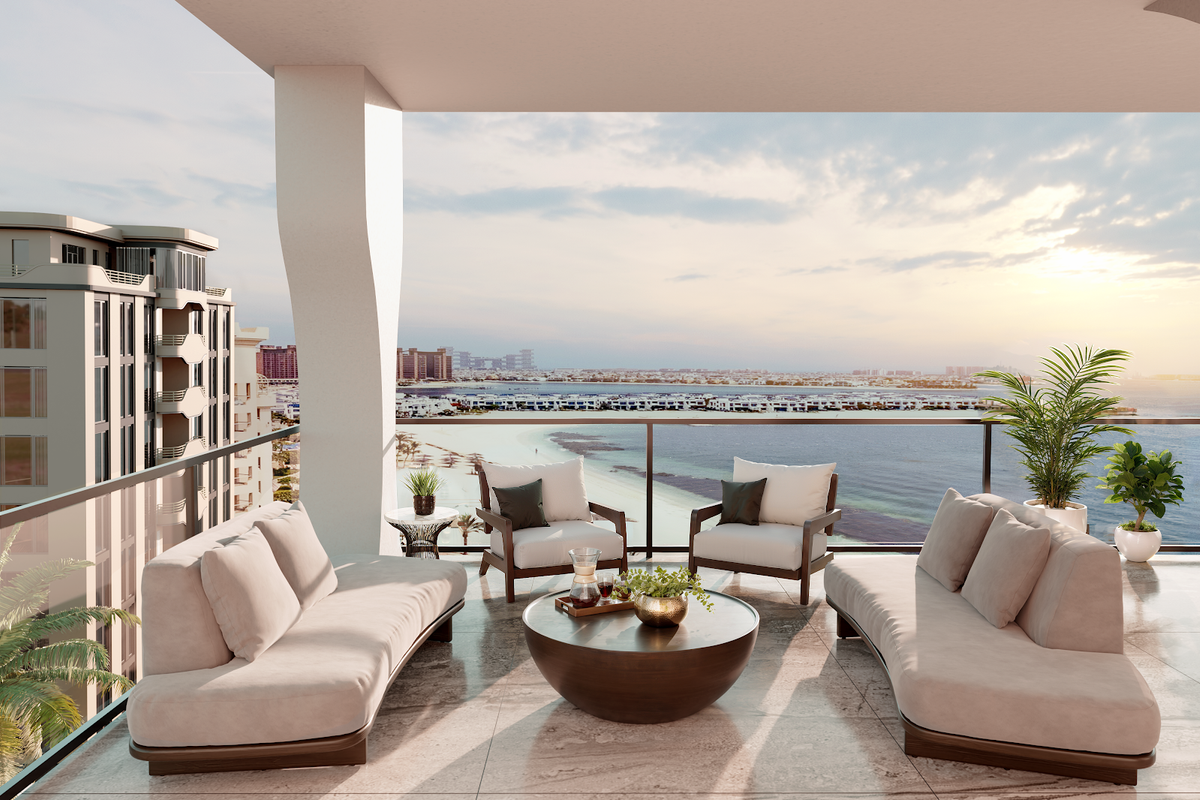 Azure Wave Residence — Hospitality visualization, Dubai, UAE